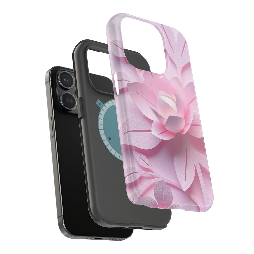 iPhone Floral Geometric Paper Cut Art Slim Everyday Designer Case · iPhone Case