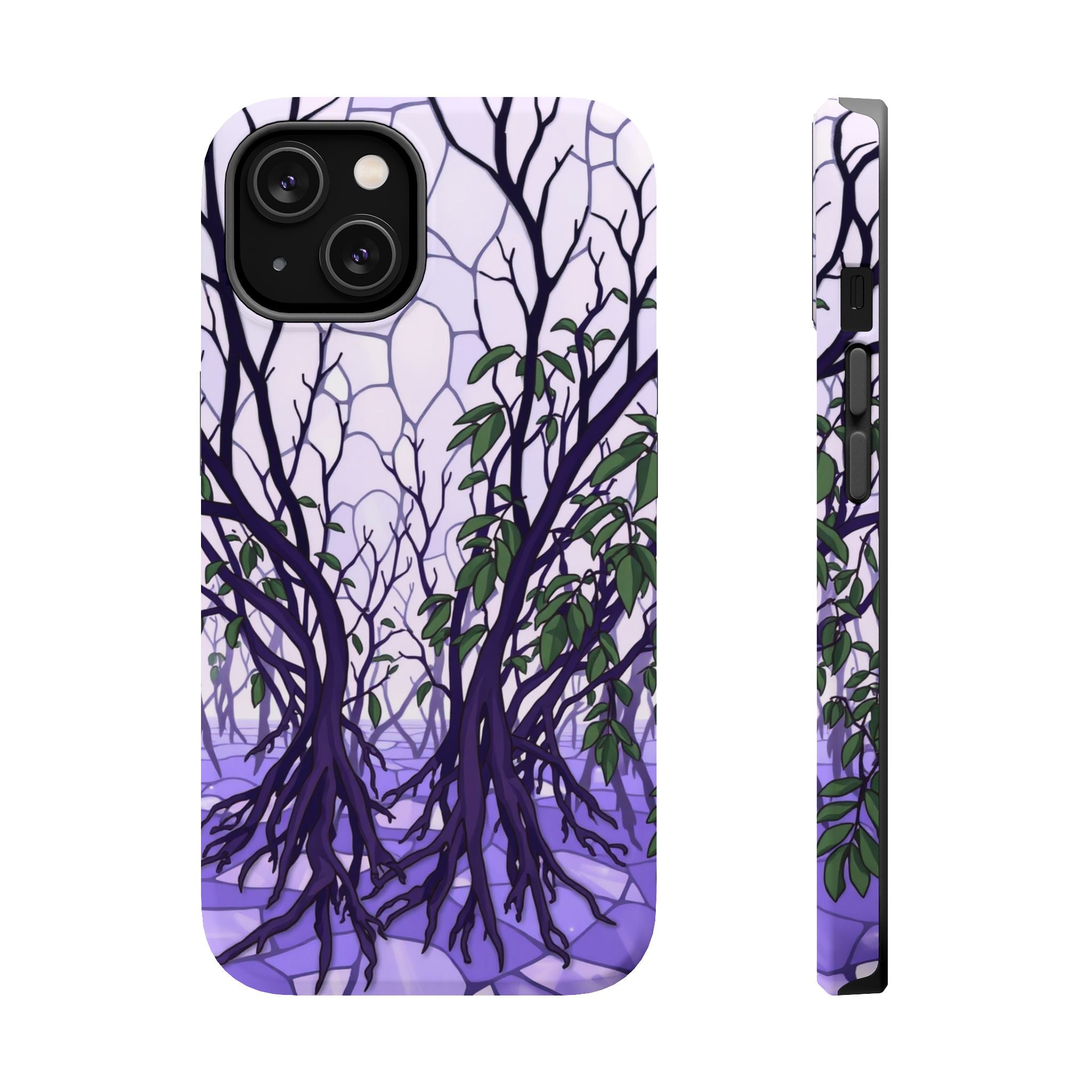 iPhone Lavender And Pearl Mangrove Roots Slim Everyday iPhone Designer · iPhone