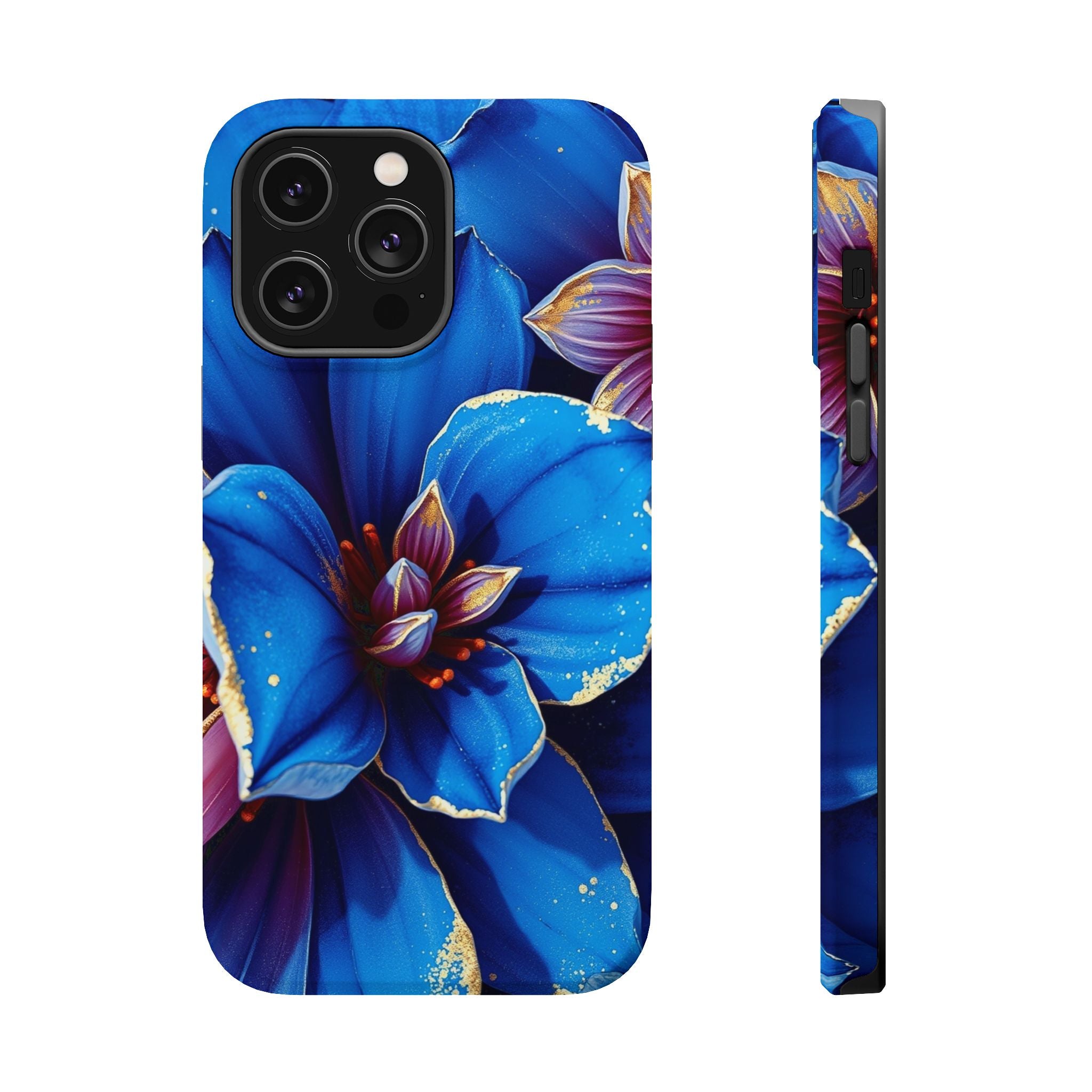 iPhone Floral Gold Foil Serene Design Slim Snap Case Ga · iPhone Case