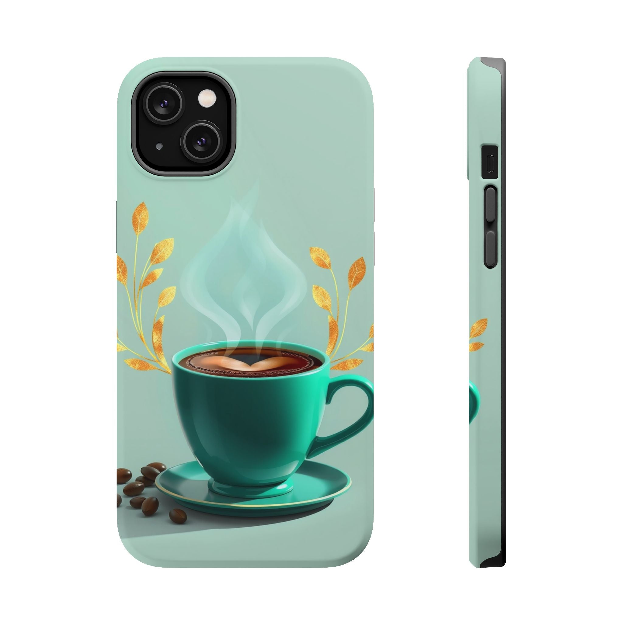 iPhone Radiant Emotional Support Coffee Design Soft Finish Everyday Case · iPhon