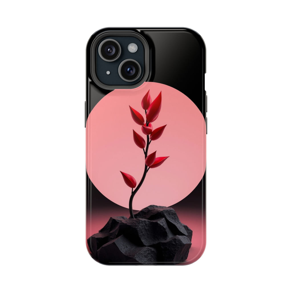iPhone Serene Minimalist Stem Design Slim Everyday Designer Case · iPhone Case