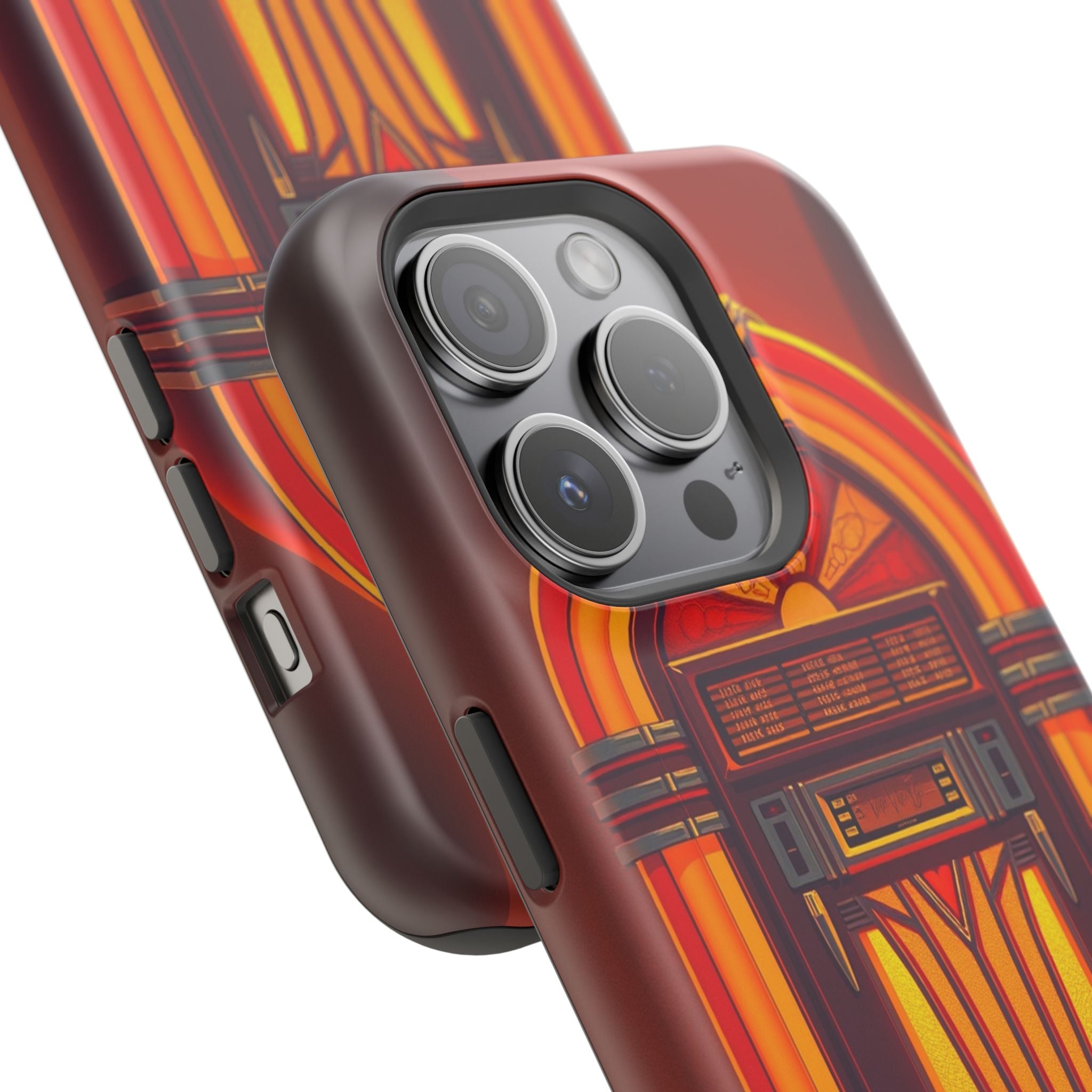 iPhone Jukebox Glow Pop Art Bold Bold Modern Everyday Snap Case · iPhone Case