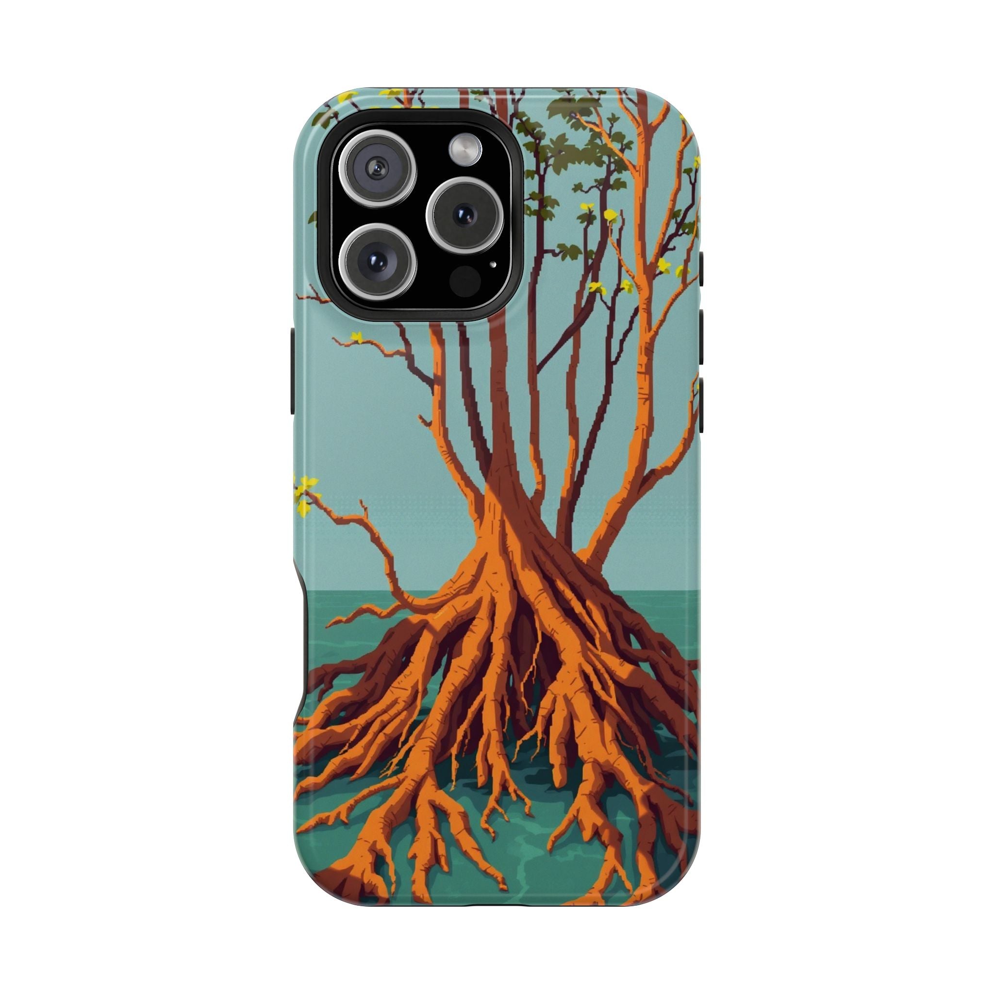 iPhone Mustard And Rust Mangrove Roots Slim Everyday iPhone 13 Designer · iPhone