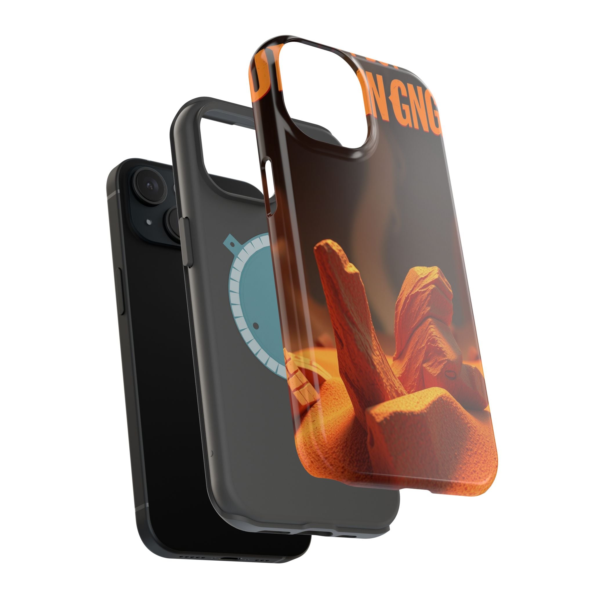 iPhone Earthy Soft but Unhinged Design Slim Everyday Designer Case · iPhone Case