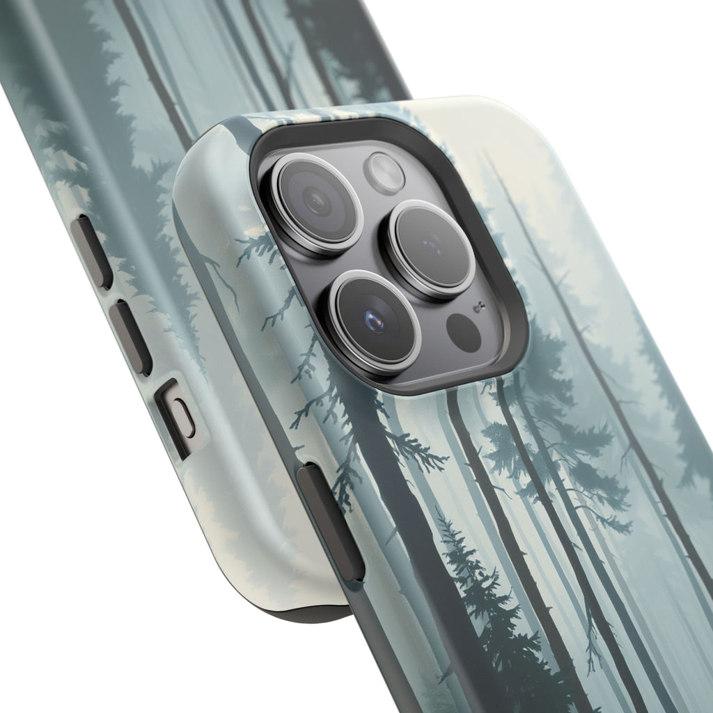 iPhone Serene Misty Forest Path Design Slim Everyday Designer Case · iPhone Case