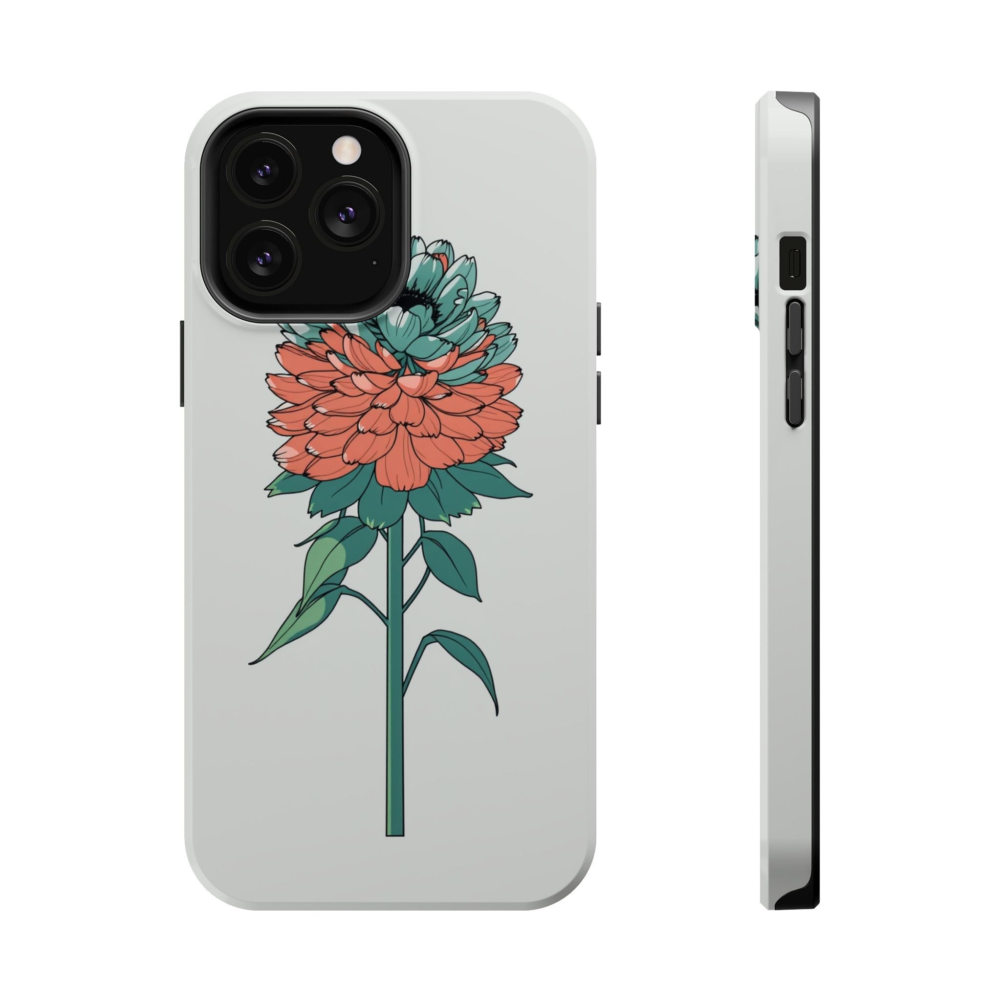 iPhone Serene Ranunculus Stack Design Slim Everyday Designer Case · iPhone Case