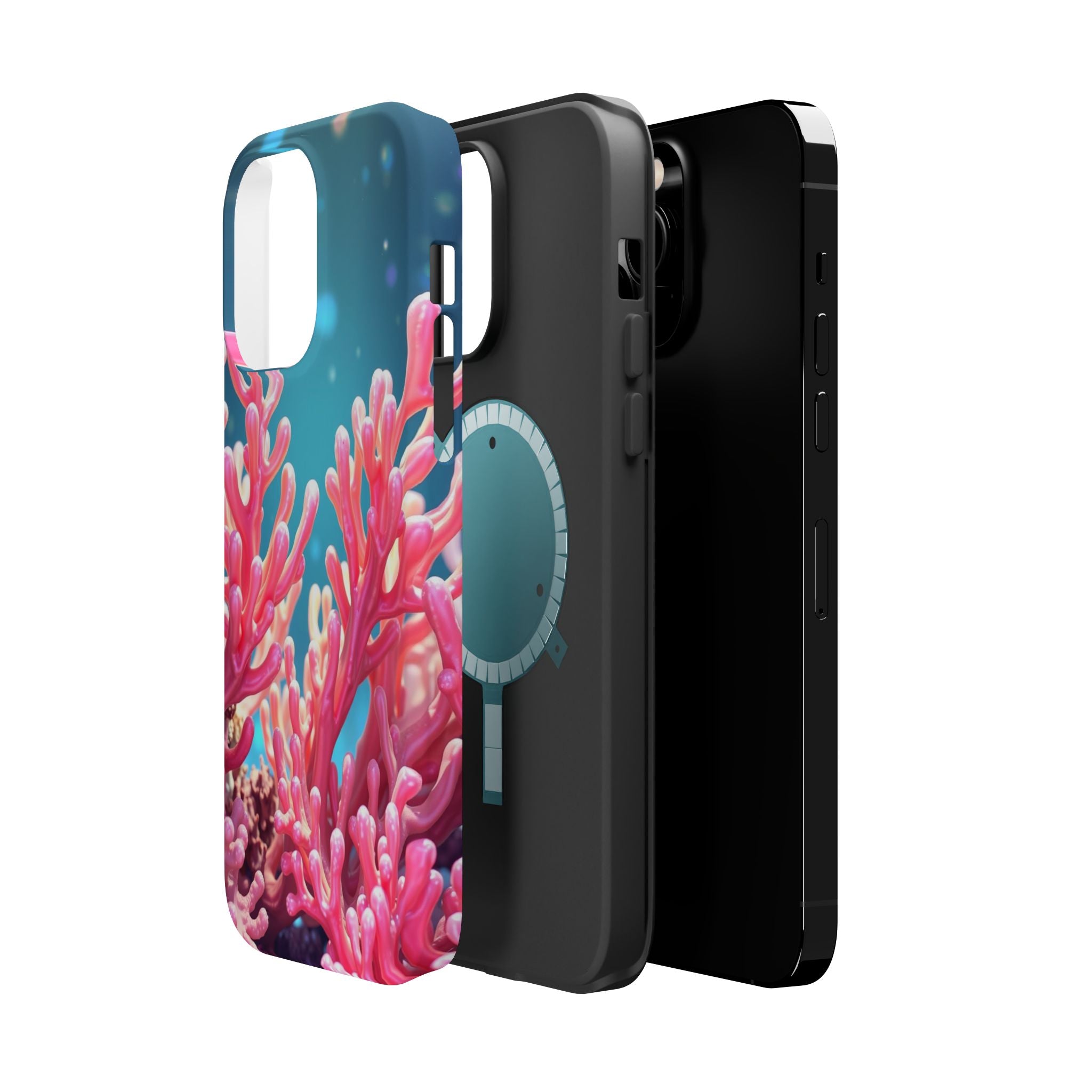 iPhone Coral Reef Life Holographic Iridescent Slim iPhone Everyday · iPhone Case