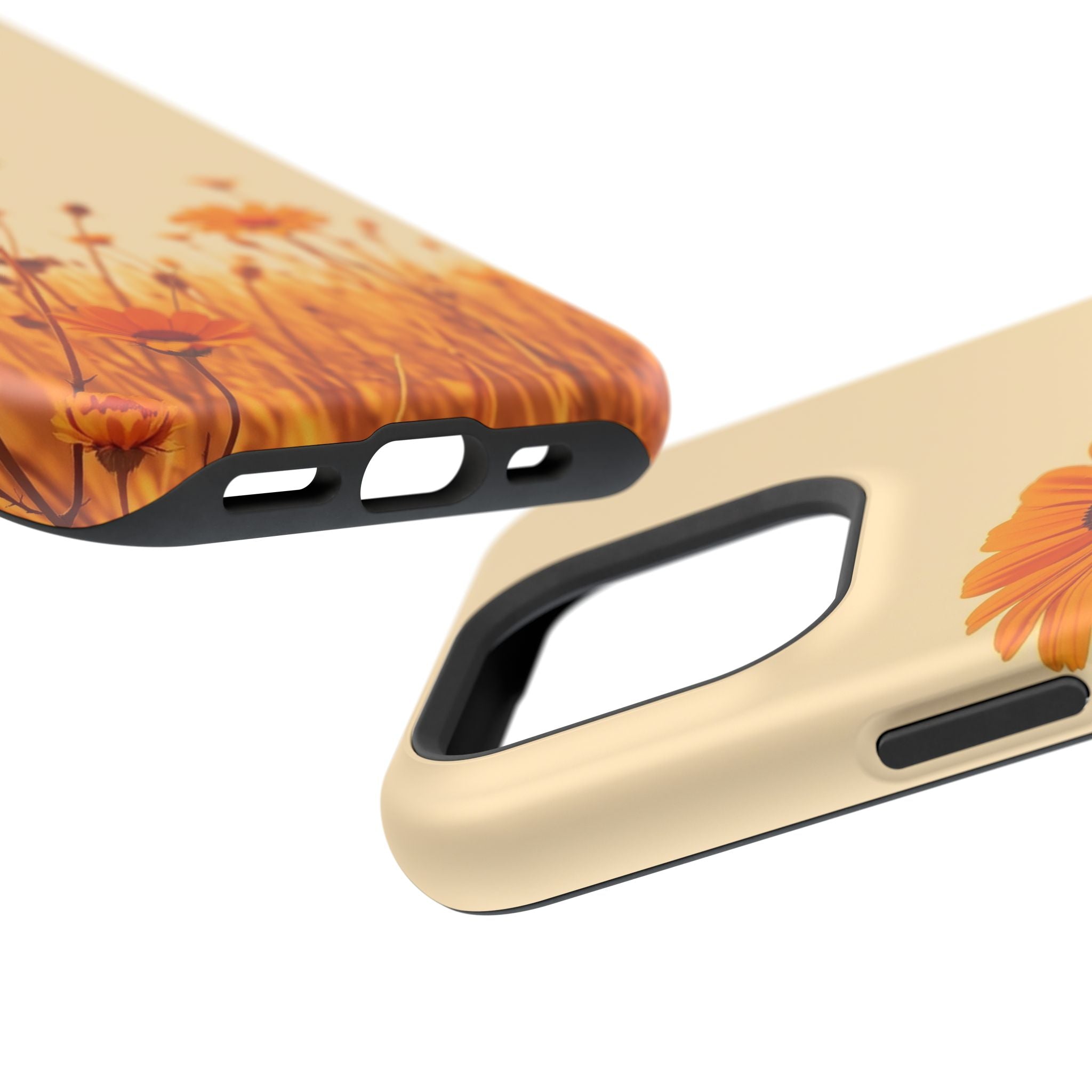 iPhone Wildflower Field Minimalist Line Art Slim Everyday Designer Case · iPhone
