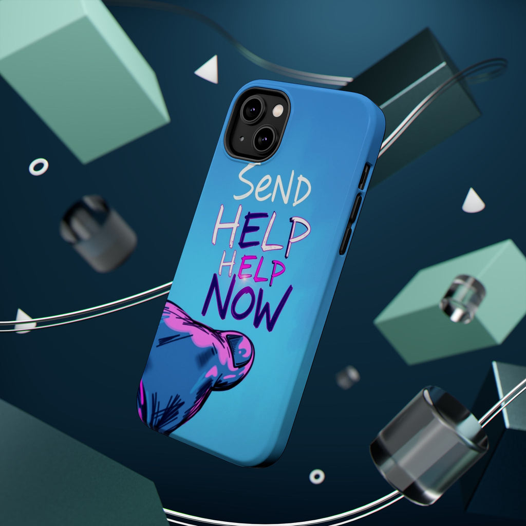 iPhone Radiant Send Help Now Design Slim Everyday Designer Case · iPhone Case