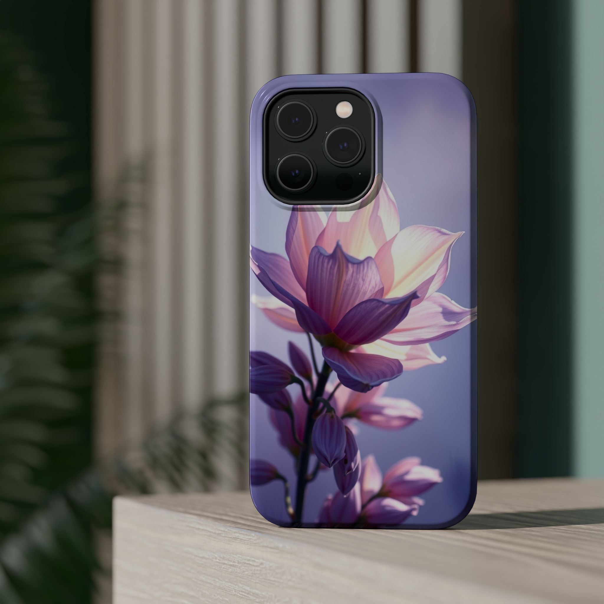 iPhone Floral Ombre Electric Art Bold Modern Everyday Snap Case · iPhone Case