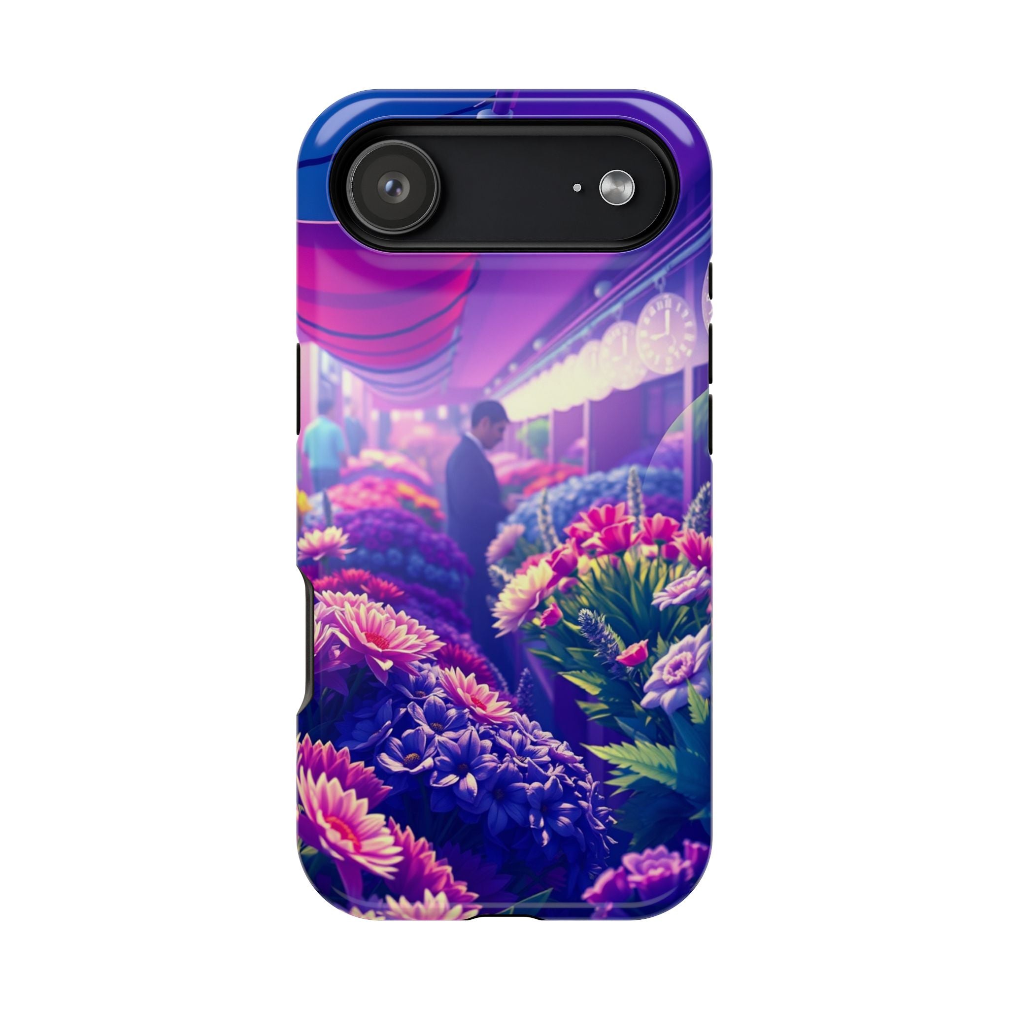iPhone Flower Market Enchanted Art Bold Modern Everyday Snap Case · iPhone Case