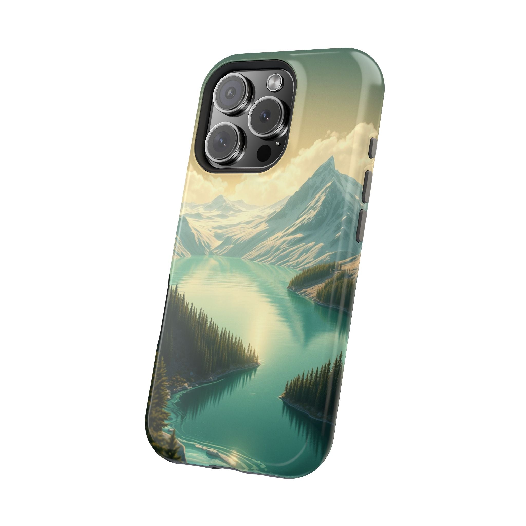 iPhone Glacier Lake Bold Art Slim Everyday Designer Case · iPhone Case