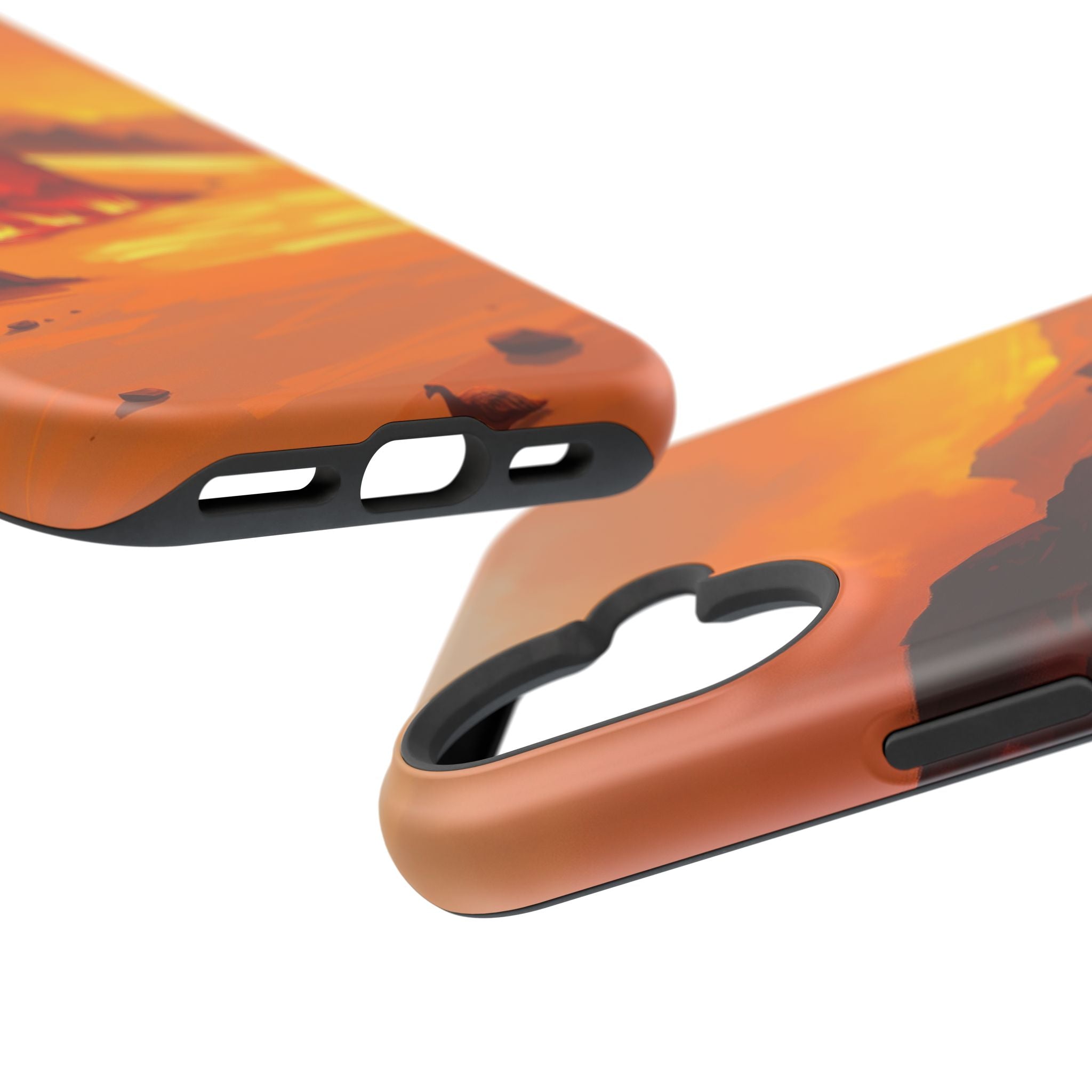 iPhone Burnt Orange And Sand Wildfire Glow Slim iPhone Everyday · iPhone Case