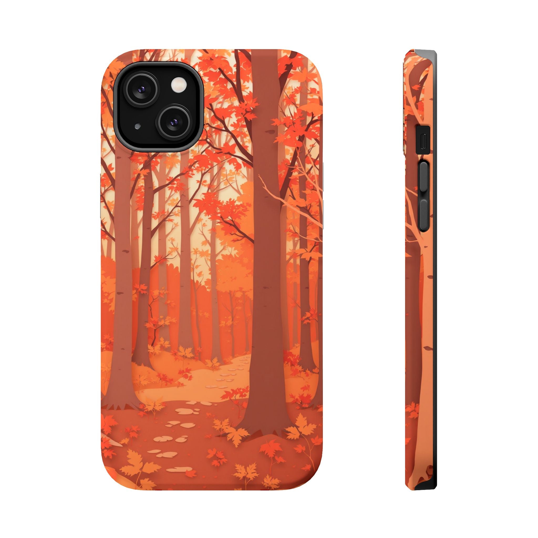 iPhone Autumn Forest Floor Paper Cut Art Slim Everyday iPhone Designer · iPhone