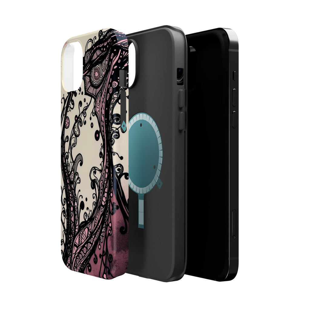 iPhone Radiant Zentangle Flow Design Slim Everyday Designer Case · iPhone Case