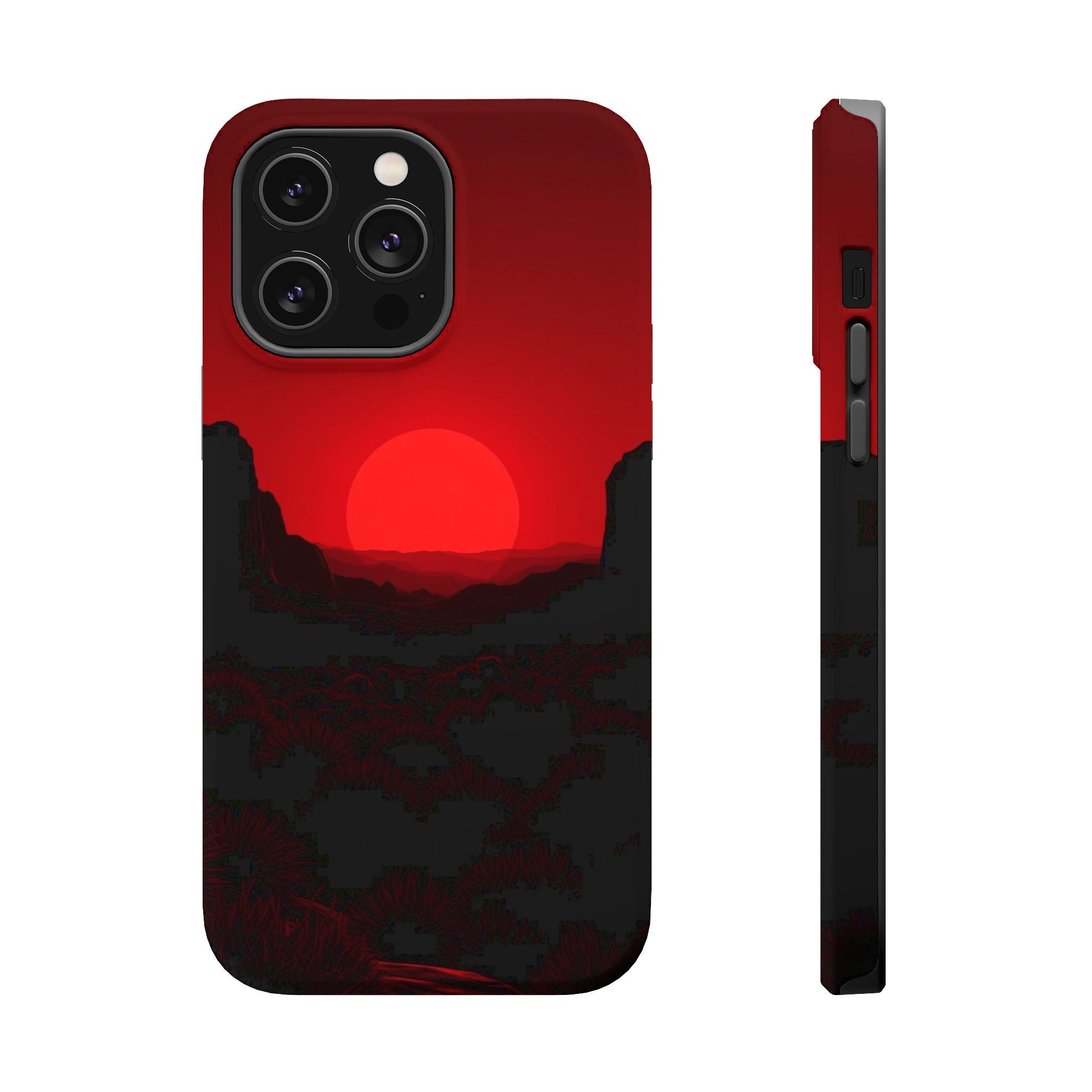 iPhone Vibrant Mesa Sunset Design Bold Modern Everyday Snap Case · iPhone Case