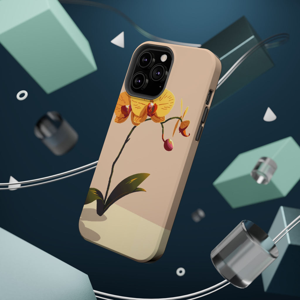 iPhone Orchid Study Pixel Art -Bit Bold Modern Everyday Snap Case · iPhone Case