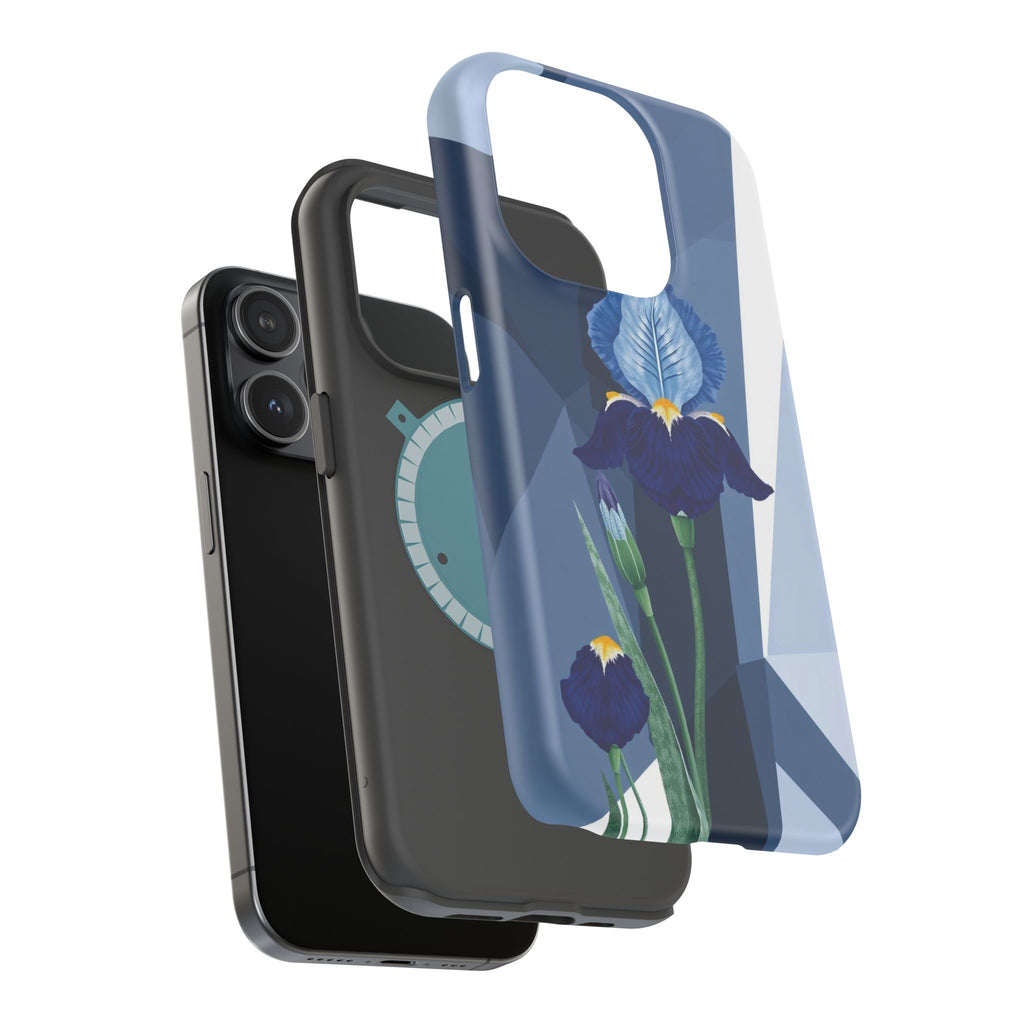 iPhone Earthy Iris Garden Design Bold Modern Everyday Snap Case · iPhone Case