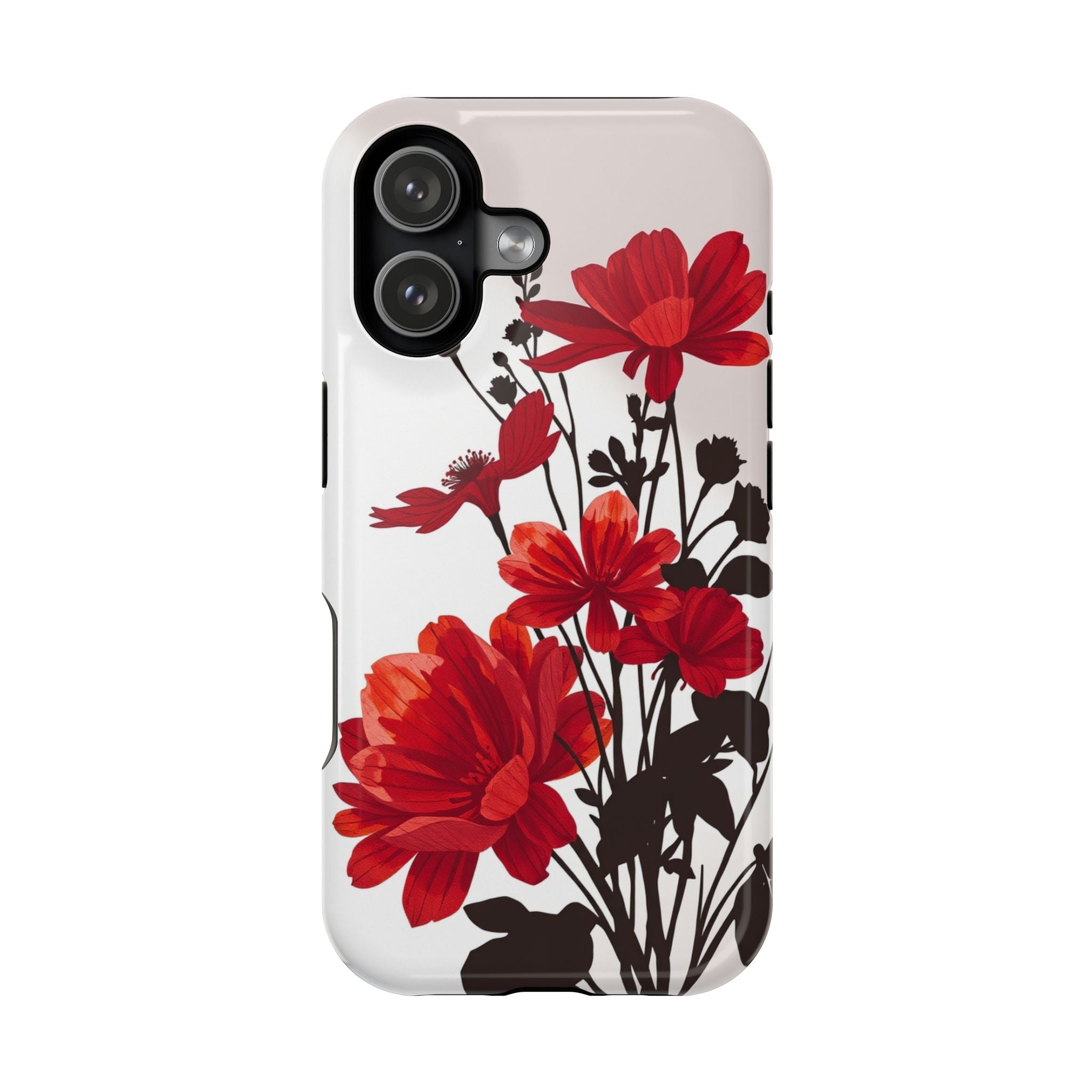 iPhone Floral Silhouette Cinematic Art Slim Snap Case · iPhone Case