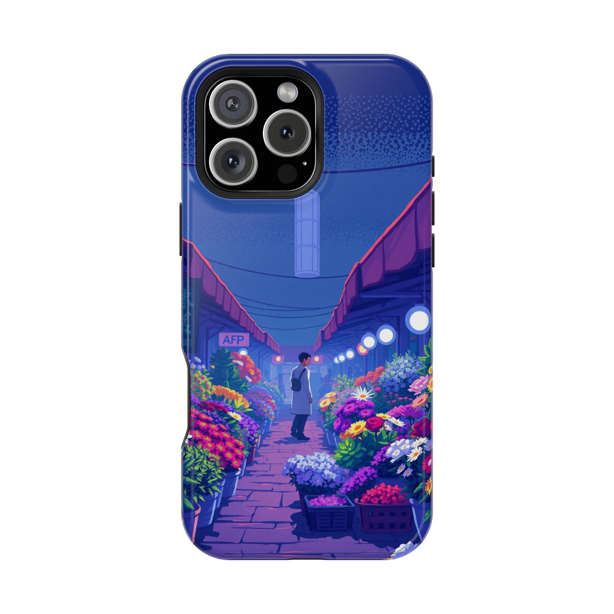 iPhone Flower Market Electric Art Bold Modern Everyday Snap Case · iPhone Case