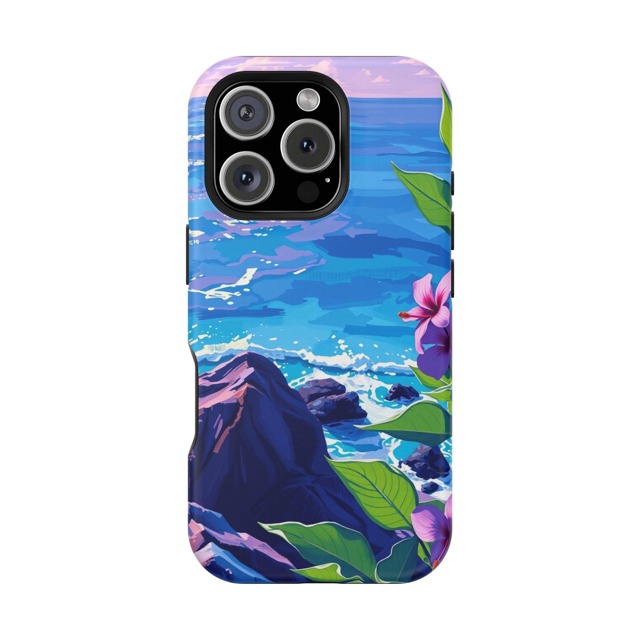 iPhone Hibiscus Coast Enchanted Art Slim Everyday Designer Case · iPhone Case
