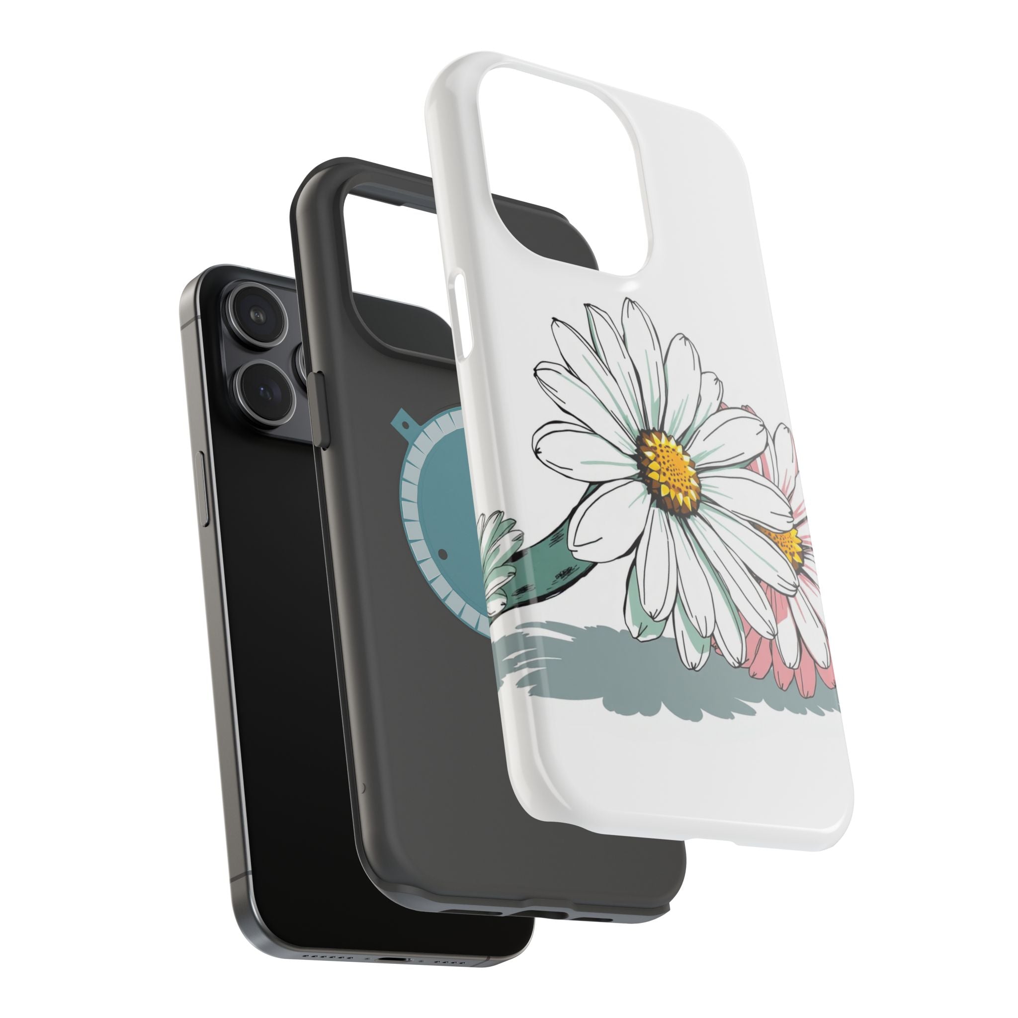iPhone Daisy Chain Hand-Drawn Sketch Slim Everyday Designer Case · iPhone Case
