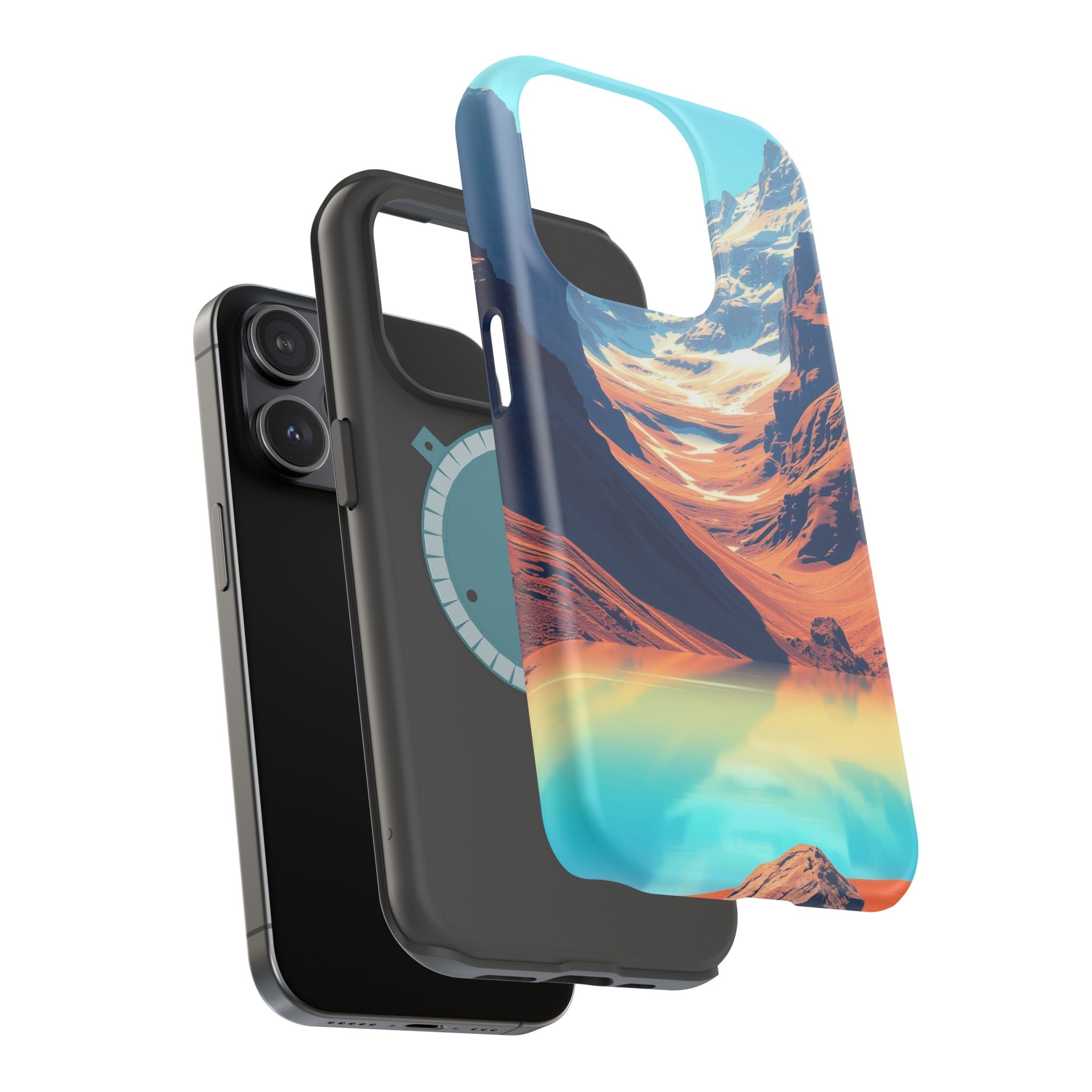 iPhone Radiant Glacier Lake Design 20 Slim Everyday Designer Case · iPhone Case