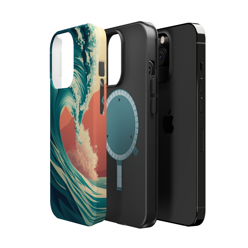 iPhone Ocean Wave Crash Cinematic Art Slim Everyday Designer Case · iPhone Case