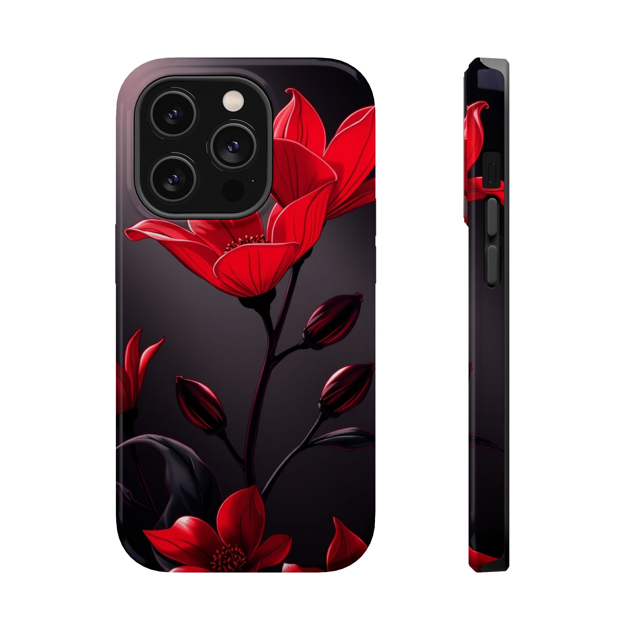 iPhone Dreamy Neon Floral Design Bold Modern Everyday Snap Case · iPhone Case