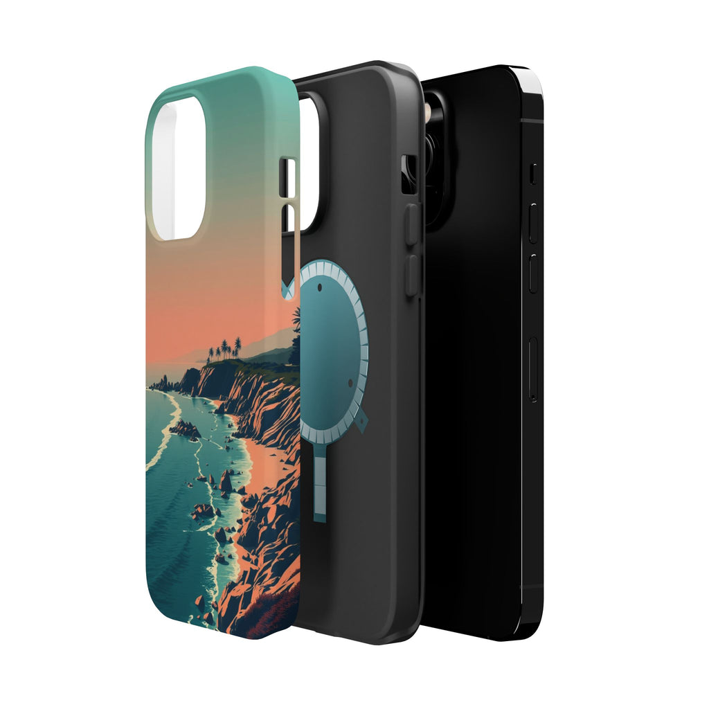 iPhone Radiant Pebble Beach Design Bold Modern Everyday Snap Case · iPhone Case