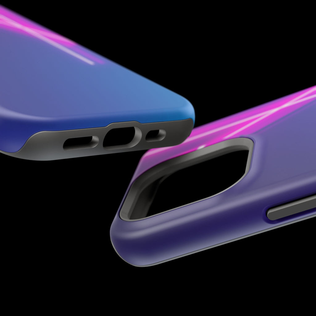 iPhone 1990s Geometric Neon Electric Art Slim Everyday Designer Case · iPhone Ca