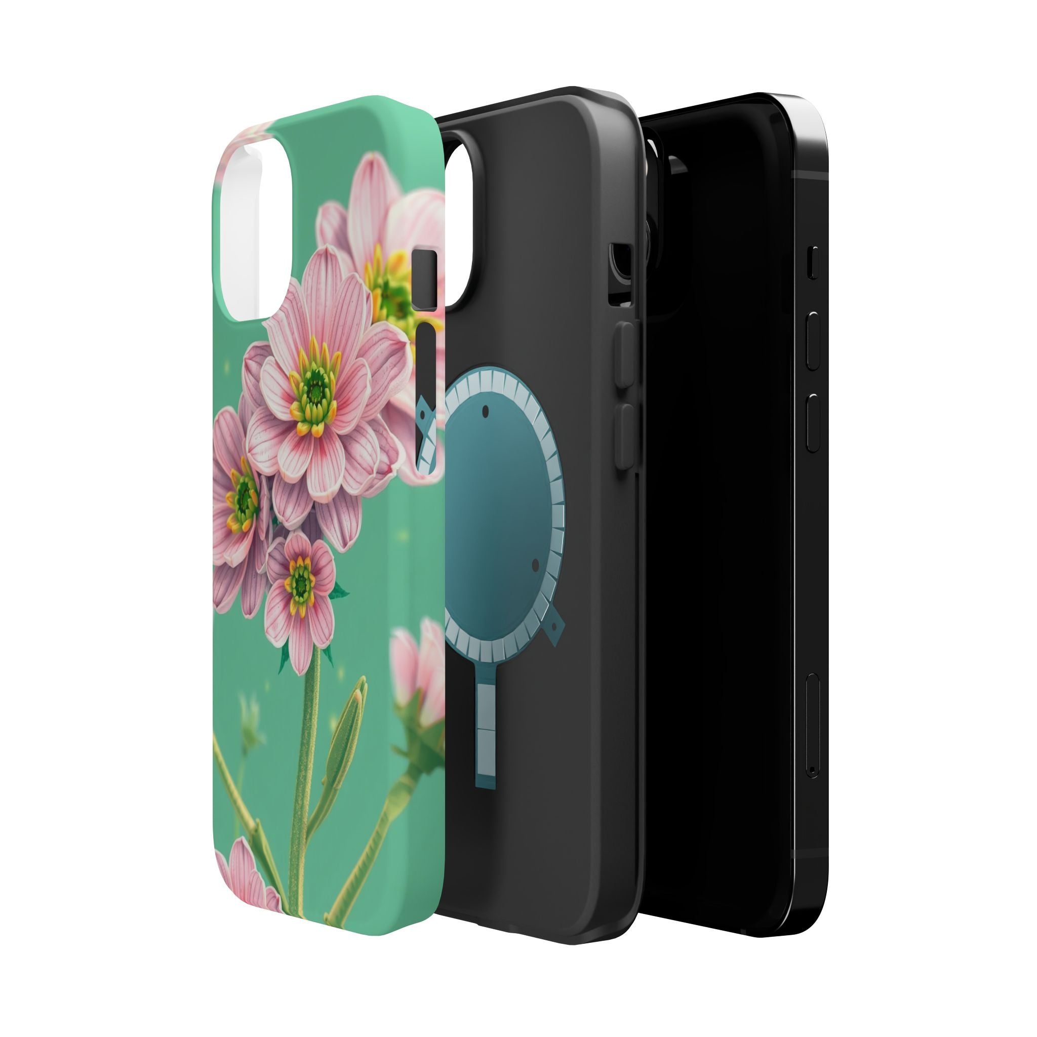 iPhone Vibrant Ranunculus Stack Design Slim Everyday Designer Case · iPhone Case