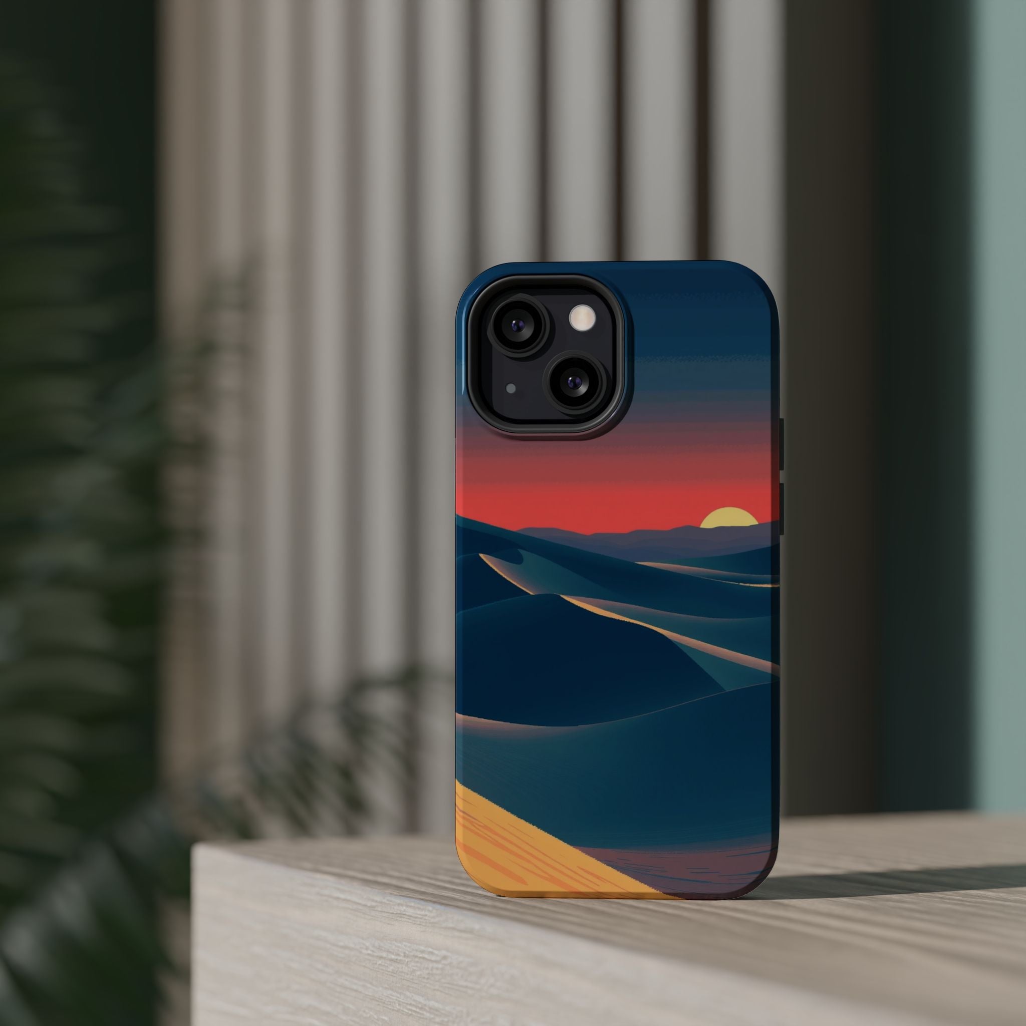 iPhone Sand Dunes at Dusk Bold Art 13 Slim Everyday Designer Case · iPhone Case