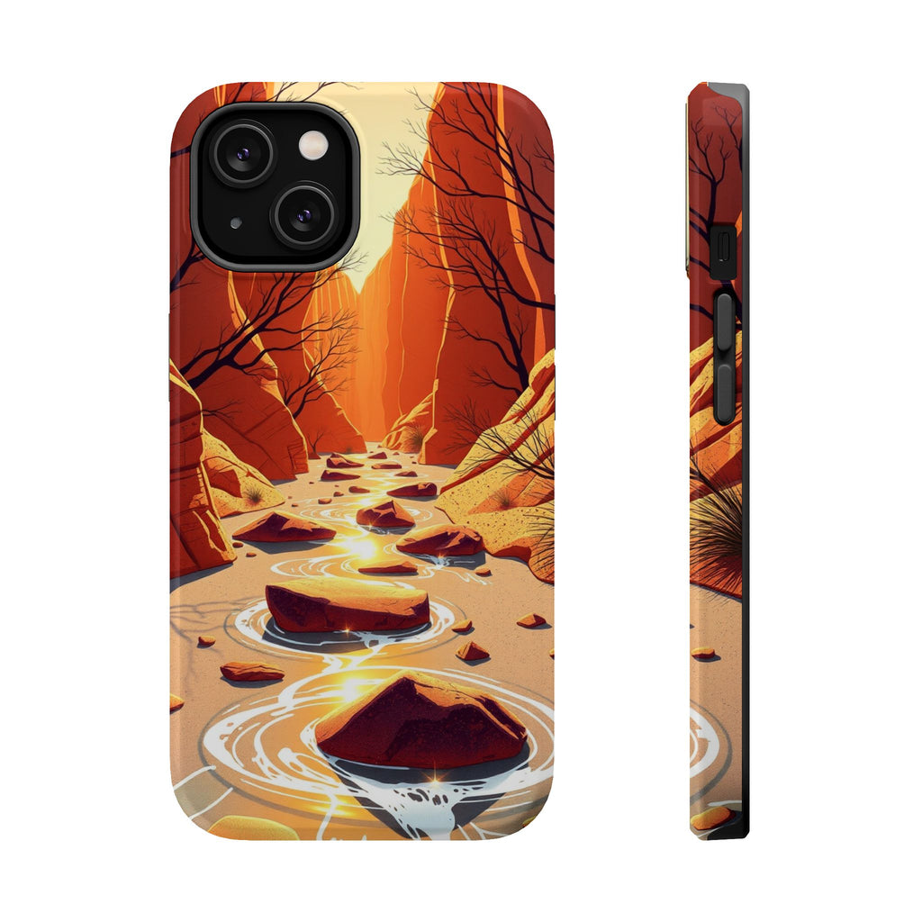 iPhone Vibrant Spring Creek Design 20 Slim Everyday Designer Case · iPhone Case