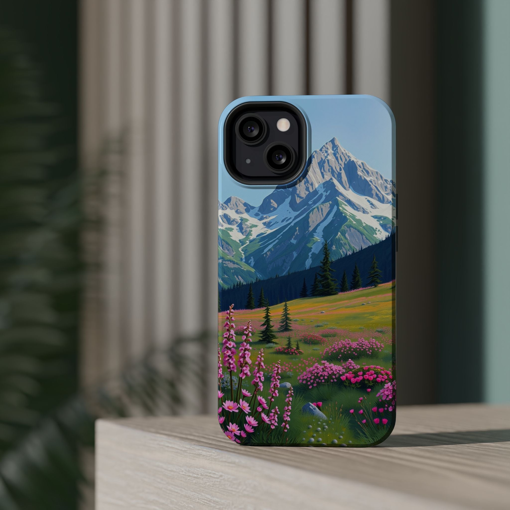 iPhone Earthy Alpine Meadow Design Bold Modern Everyday Snap Case · iPhone Case
