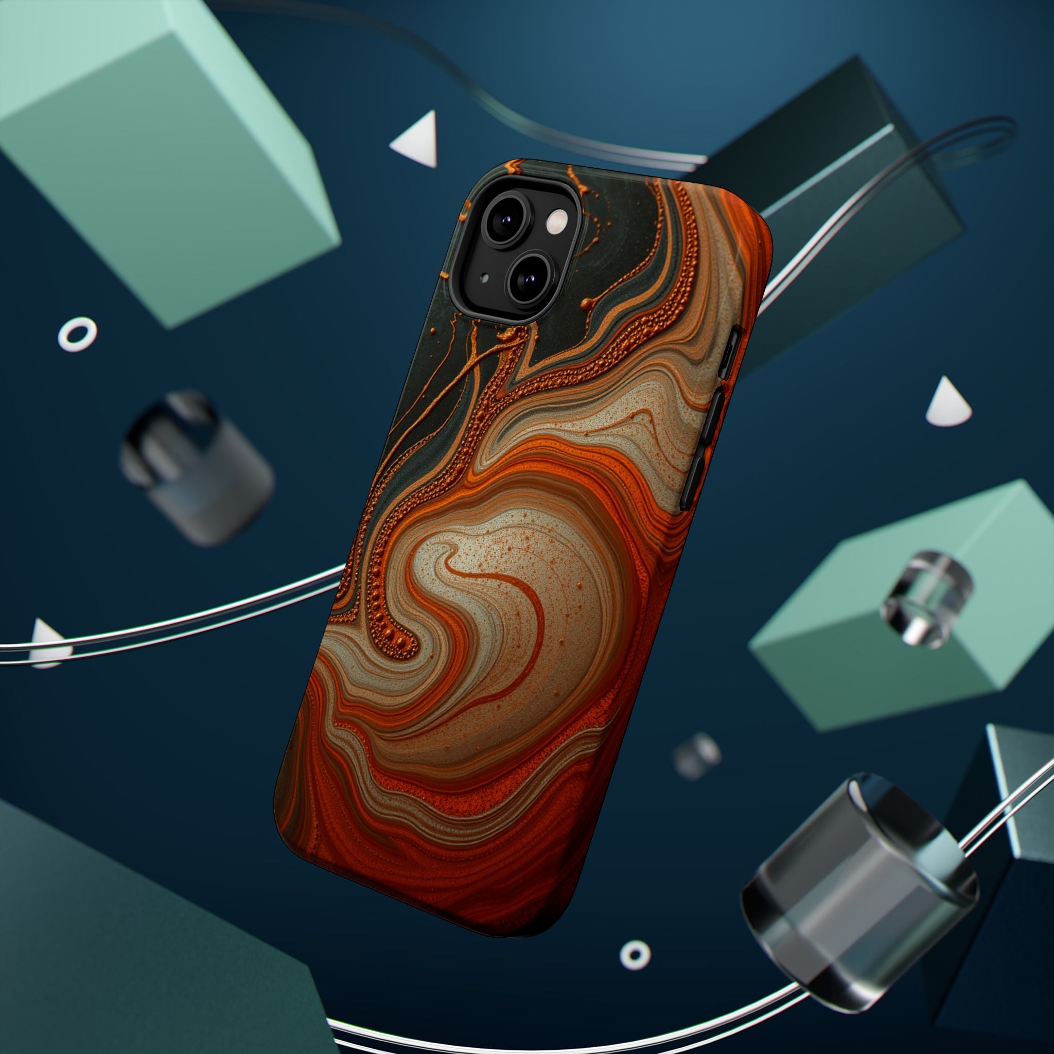 iPhone Marble Swirl Enchanted Art Bold Modern Everyday Snap Case · iPhone Case