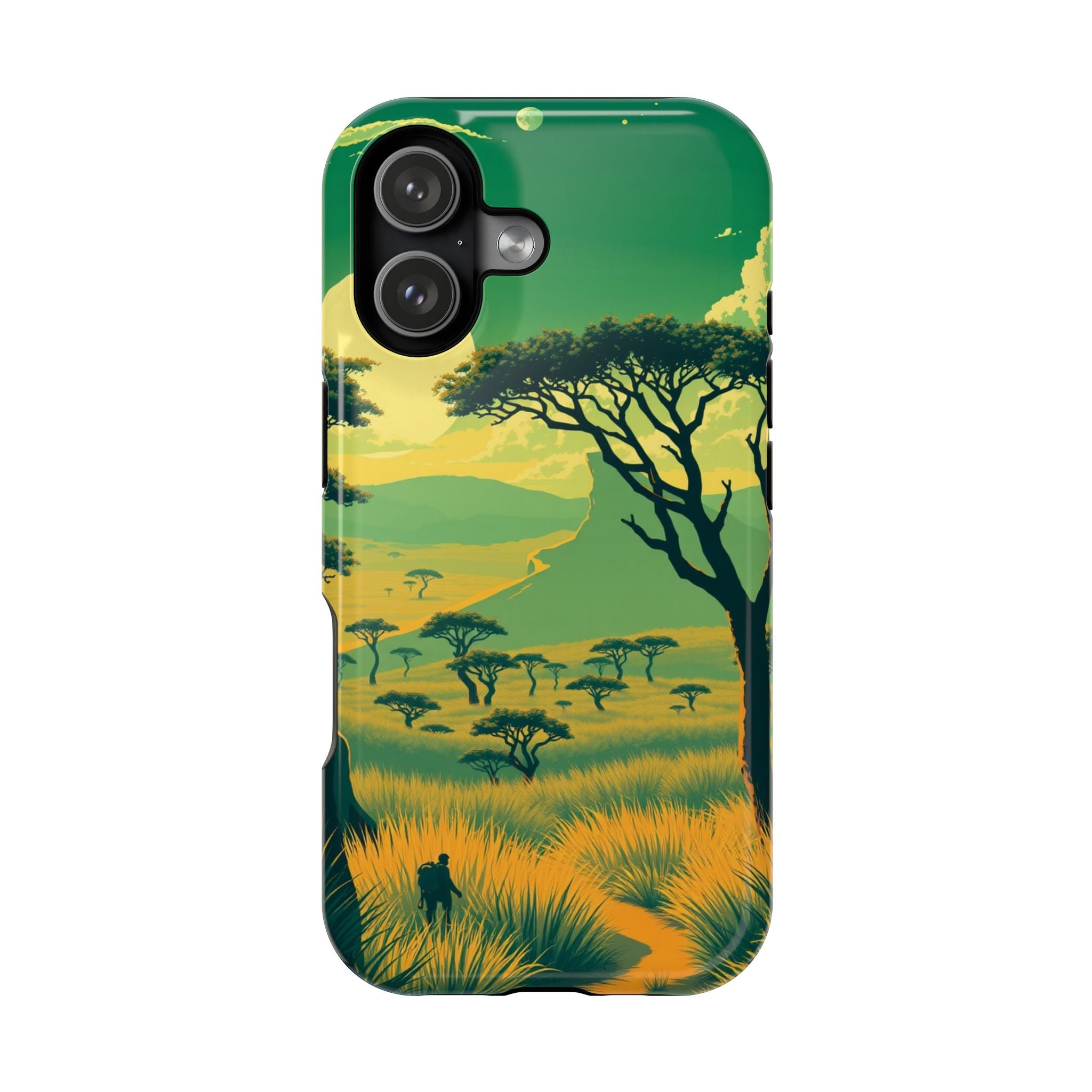iPhone Savanna Horizon Pixel Art -Bit Slim Everyday Designer Case · iPhone Case