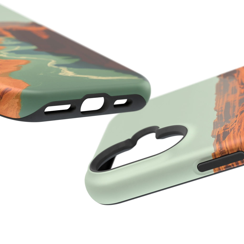 iPhone Burnt Orange And Sand River Canyon Slim iPhone Everyday Designer · iPhone