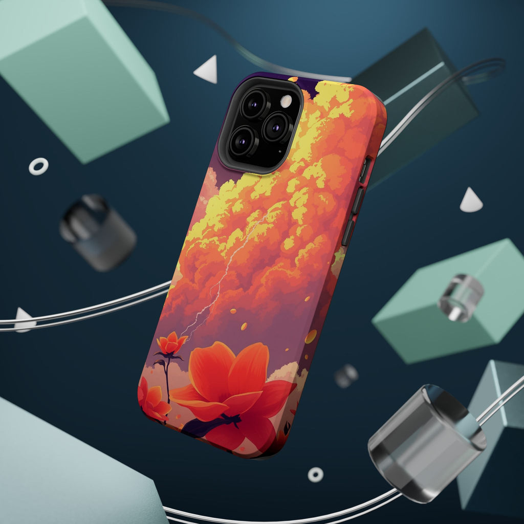 iPhone Sunset Amber And Peach Petal Storm Slim iPhone Everyday Designer · iPhone