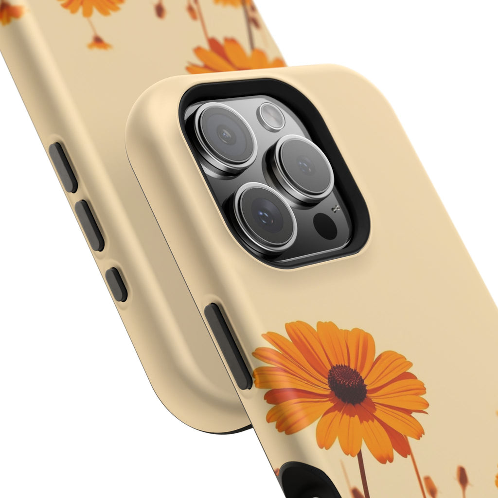 iPhone Wildflower Field Minimalist Line Art Slim Everyday Designer Case · iPhone