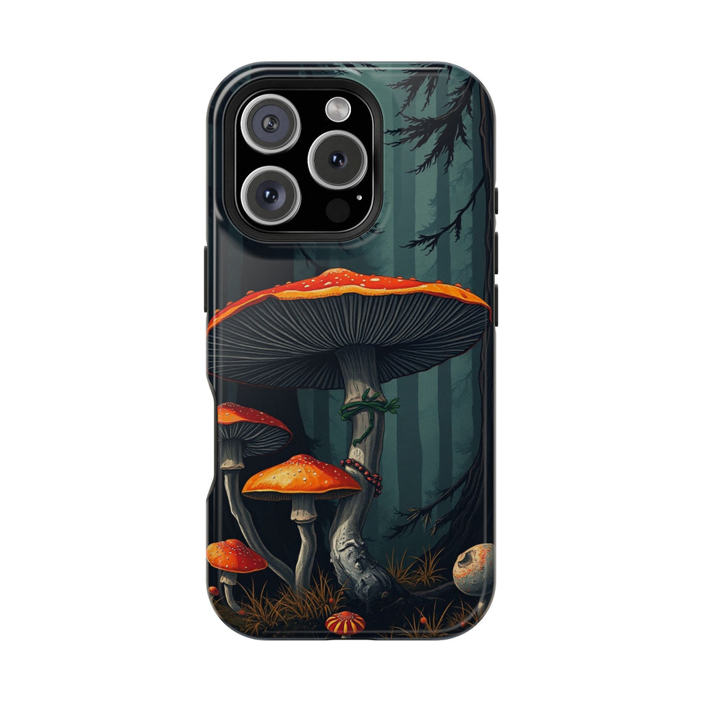 iPhone Mushroom Forest Dark Academia Slim Everyday Designer Case · iPhone Case