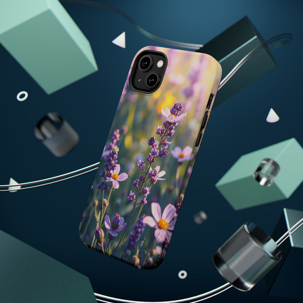 iPhone Lavender And Pearl Wildflower Field Slim iPhone Everyday · iPhone Case