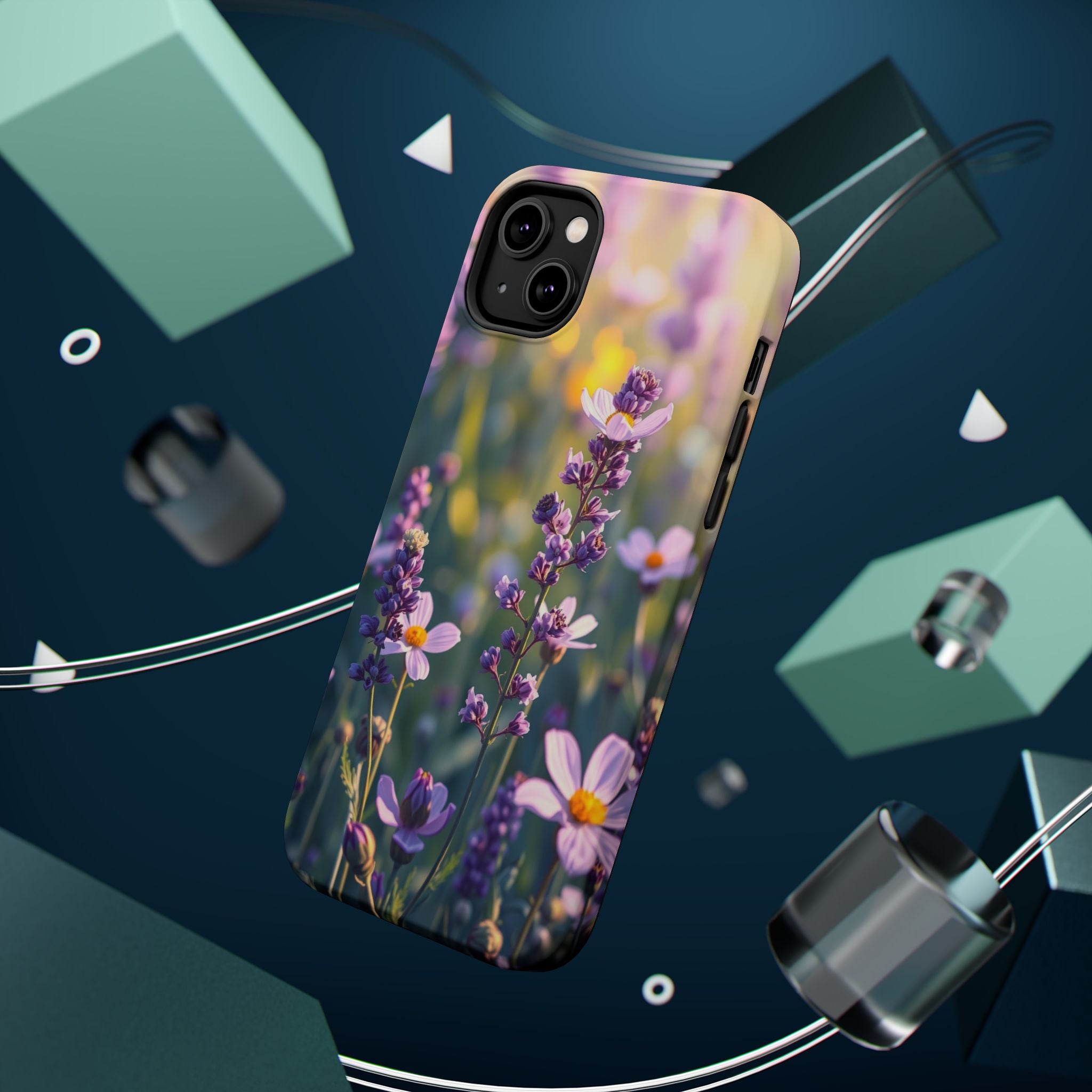 iPhone Lavender And Pearl Wildflower Field Slim iPhone Everyday · iPhone Case