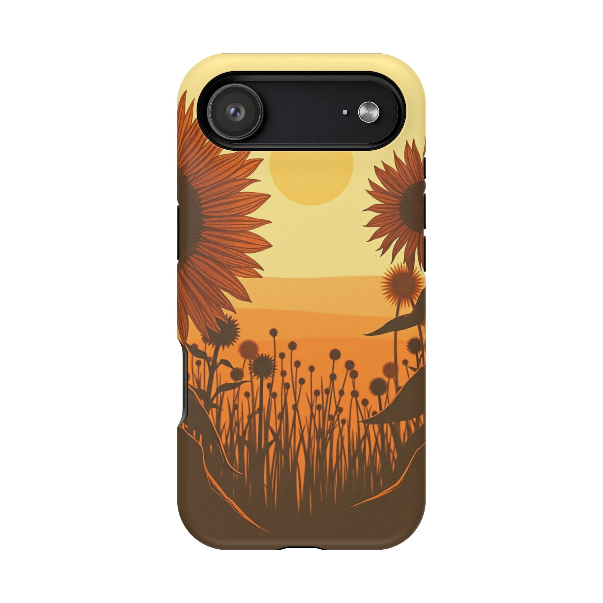 iPhone Serene Sunflower Prairie Design Slim Everyday Designer Case · iPhone Case