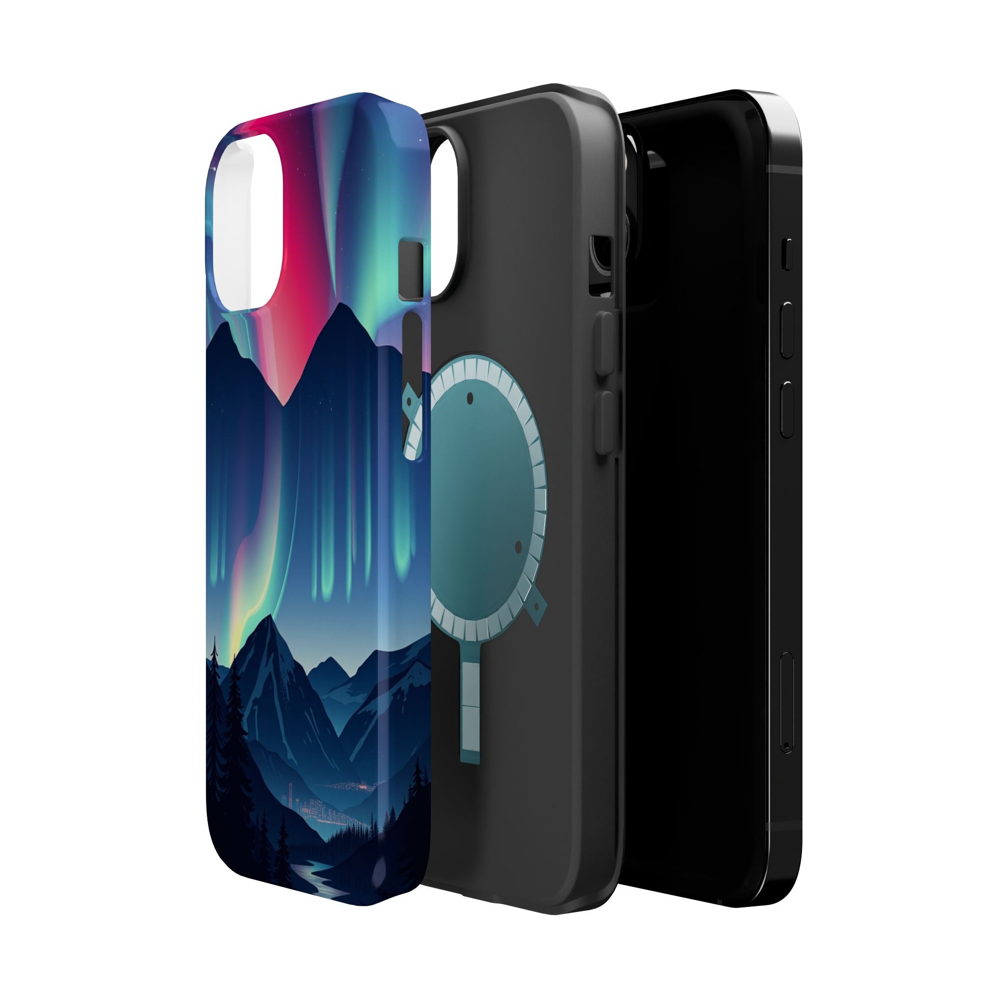 iPhone Dreamy Northern Lights Design Slim Everyday Designer Case · iPhone Case