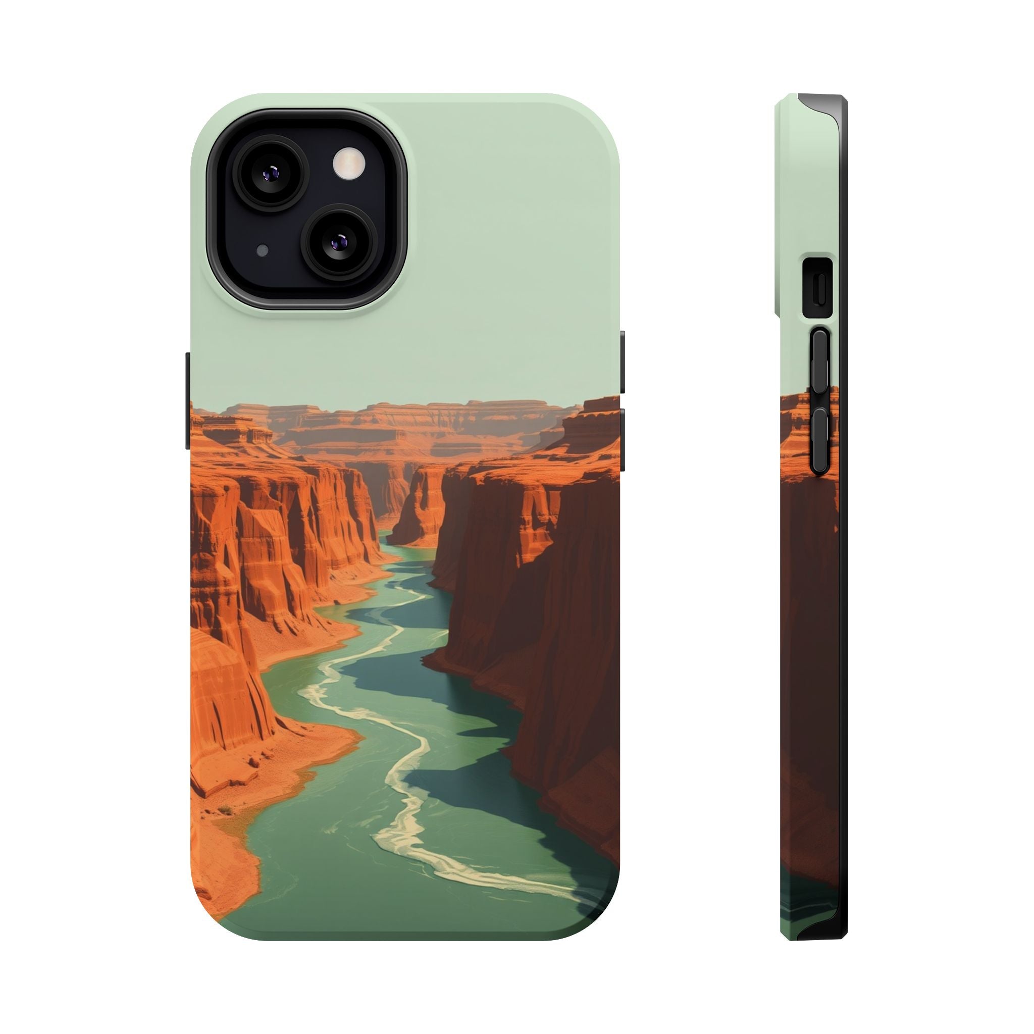 iPhone Burnt Orange And Sand River Canyon Slim iPhone Everyday Designer · iPhone