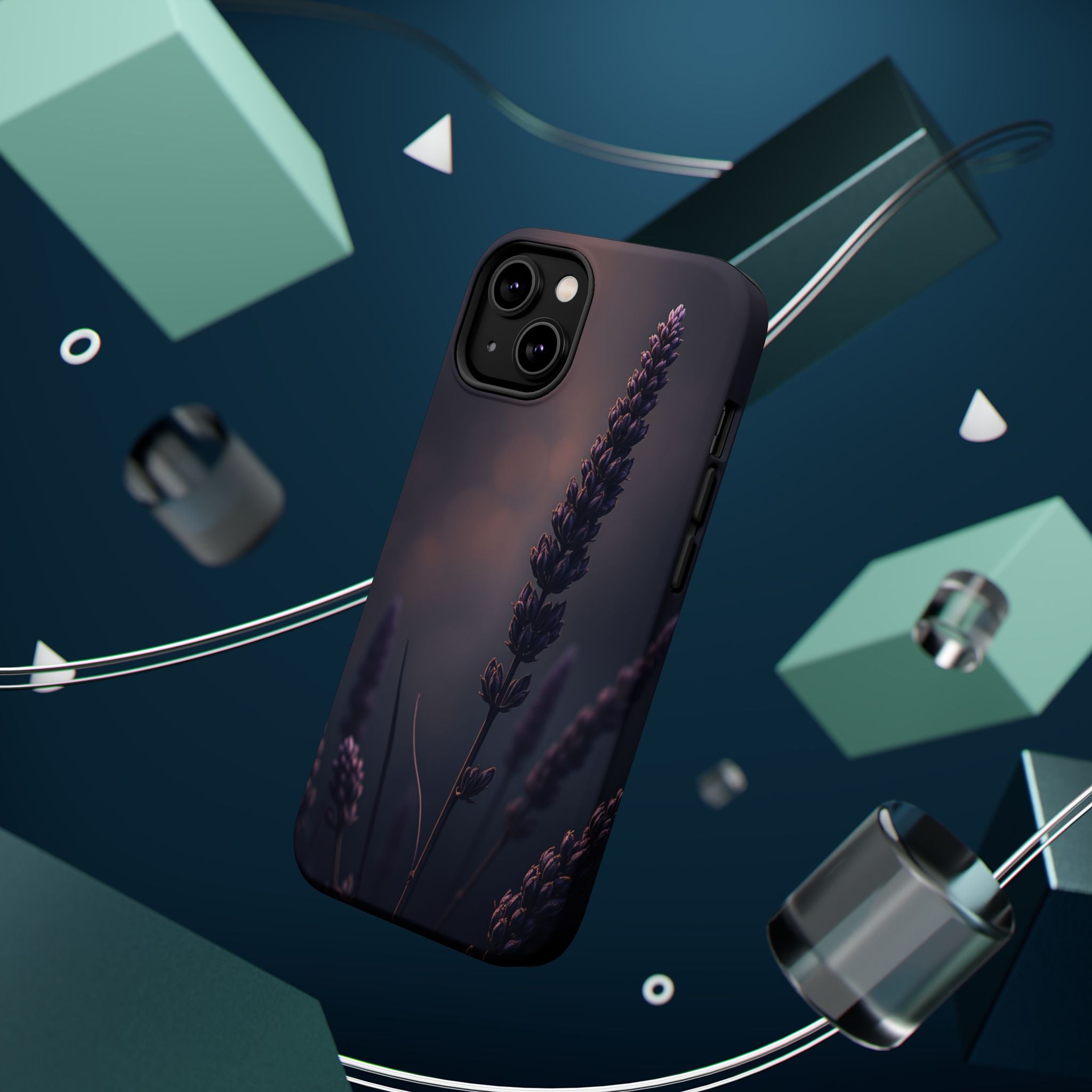 iPhone Lavender Haze Electric Art Clean Minimal Snap Case · iPhone Case