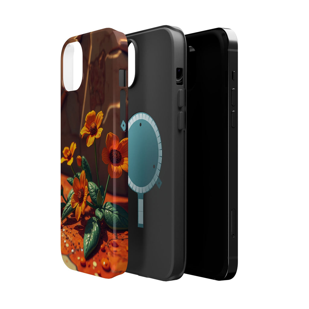 iPhone Floral Terrazzo Bold Art Slim Everyday Designer Case · iPhone Case