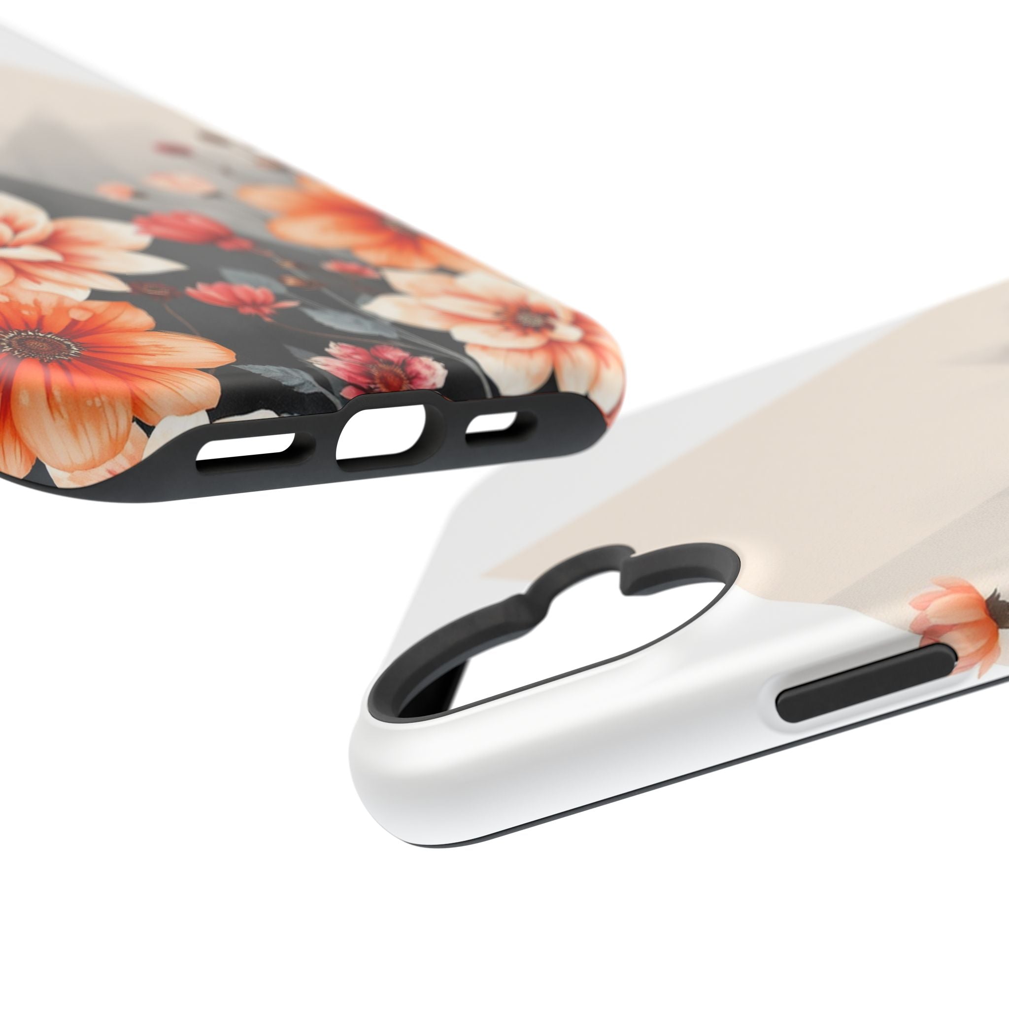 iPhone Floral Geometric Vibrant Design Slim Snap Case · iPhone Case