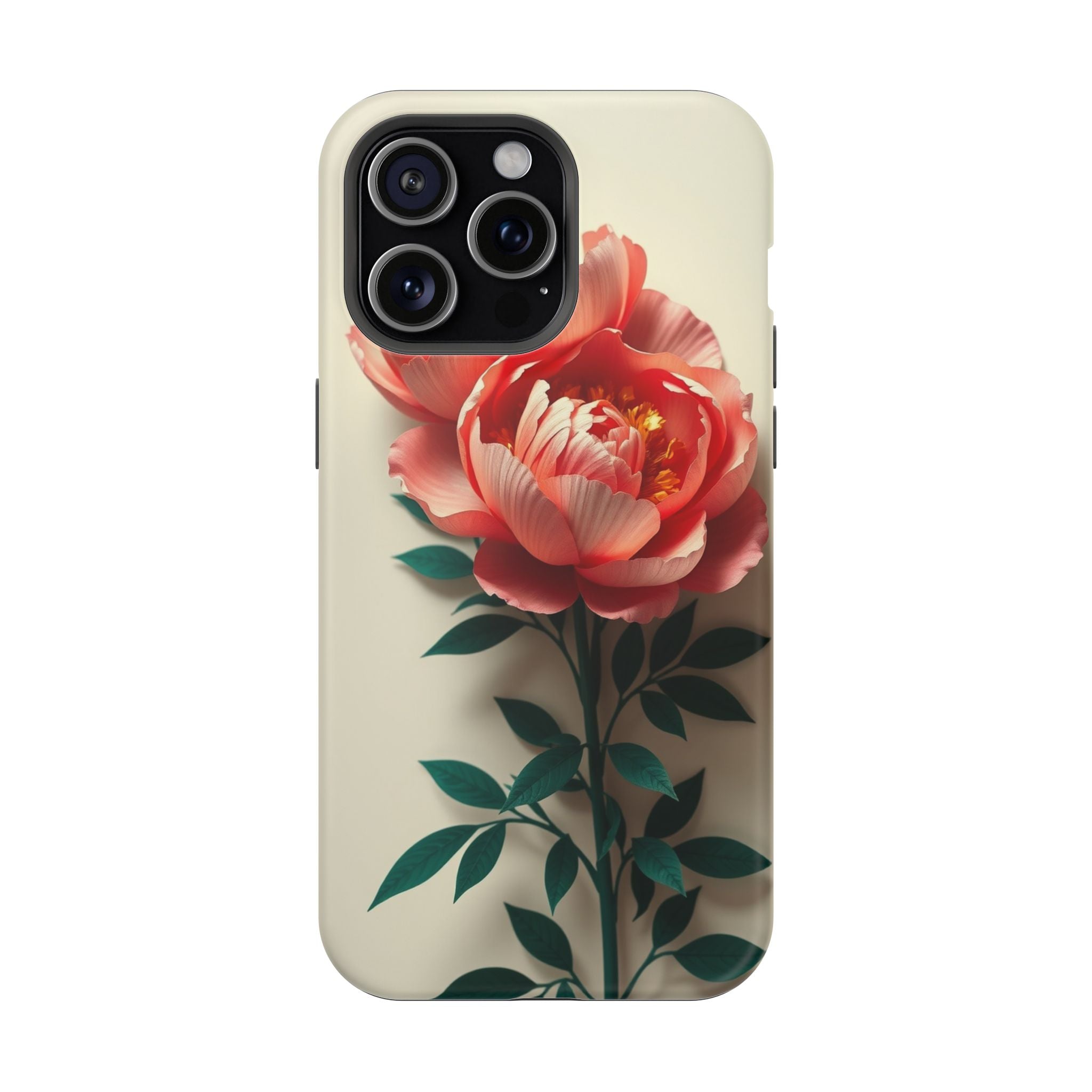 iPhone Emerald Green And Gold Peony Bouquet Slim iPhone Everyday · iPhone Case